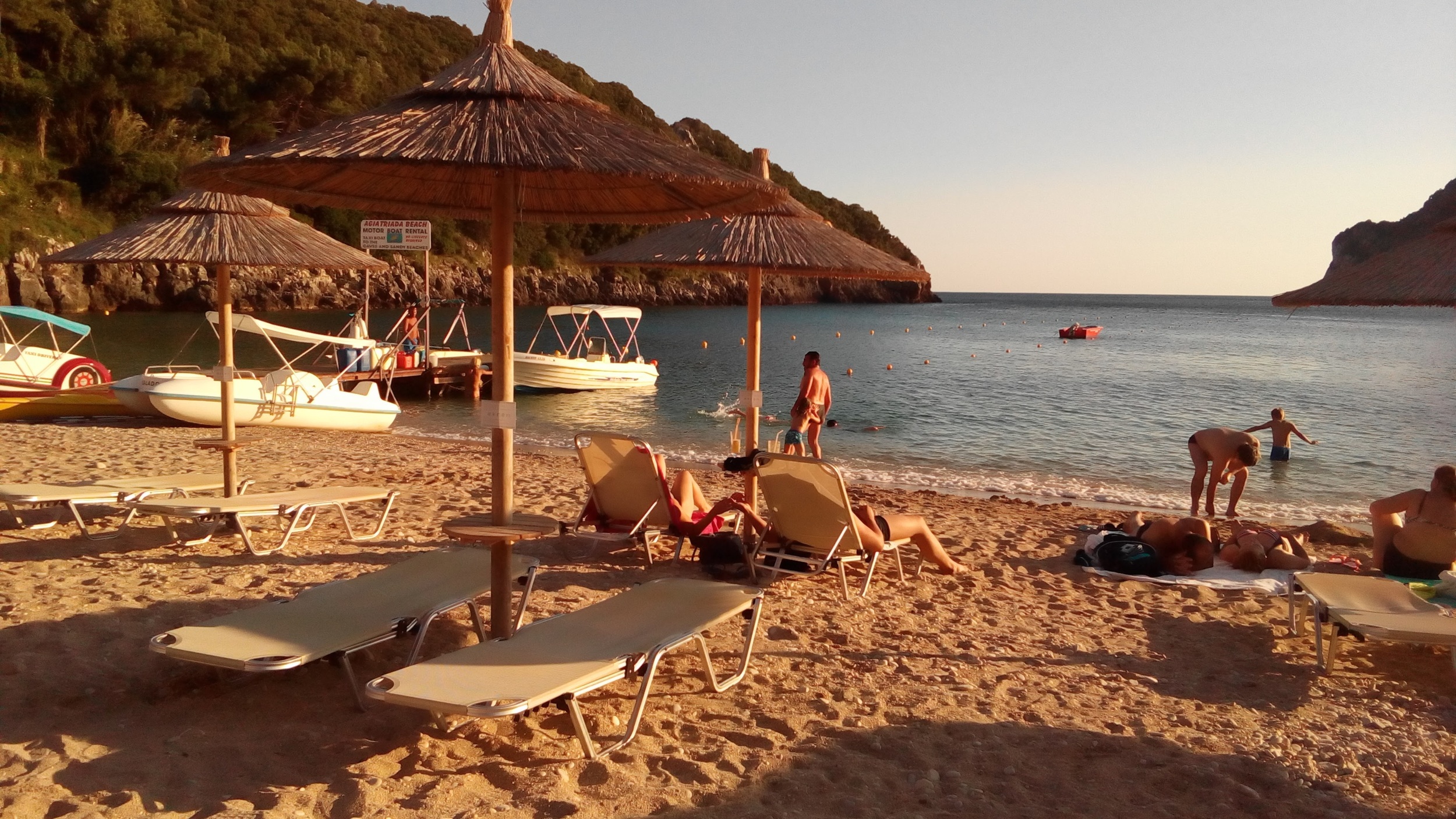 Akrotiri beach, Palaiokastritsa