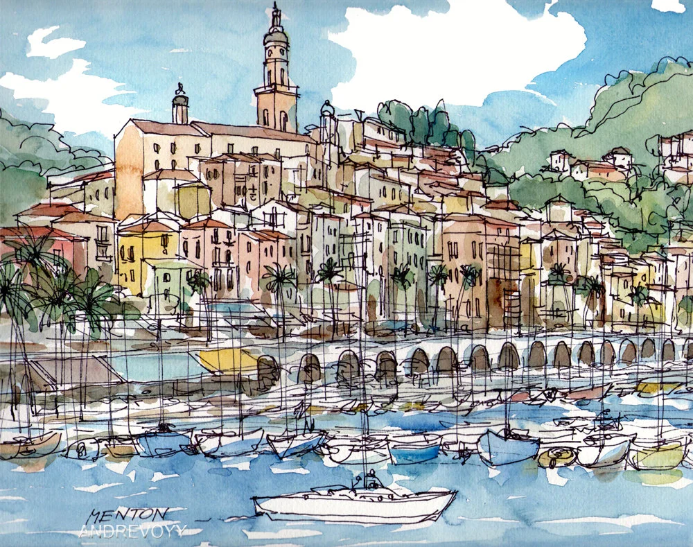 Watercolor by Andre Voyy