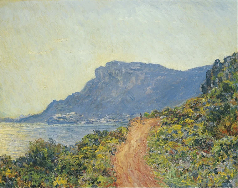 Road on the way to Menton , Claude Monet (On display at the Rijksmuseum, Amsterdam)
