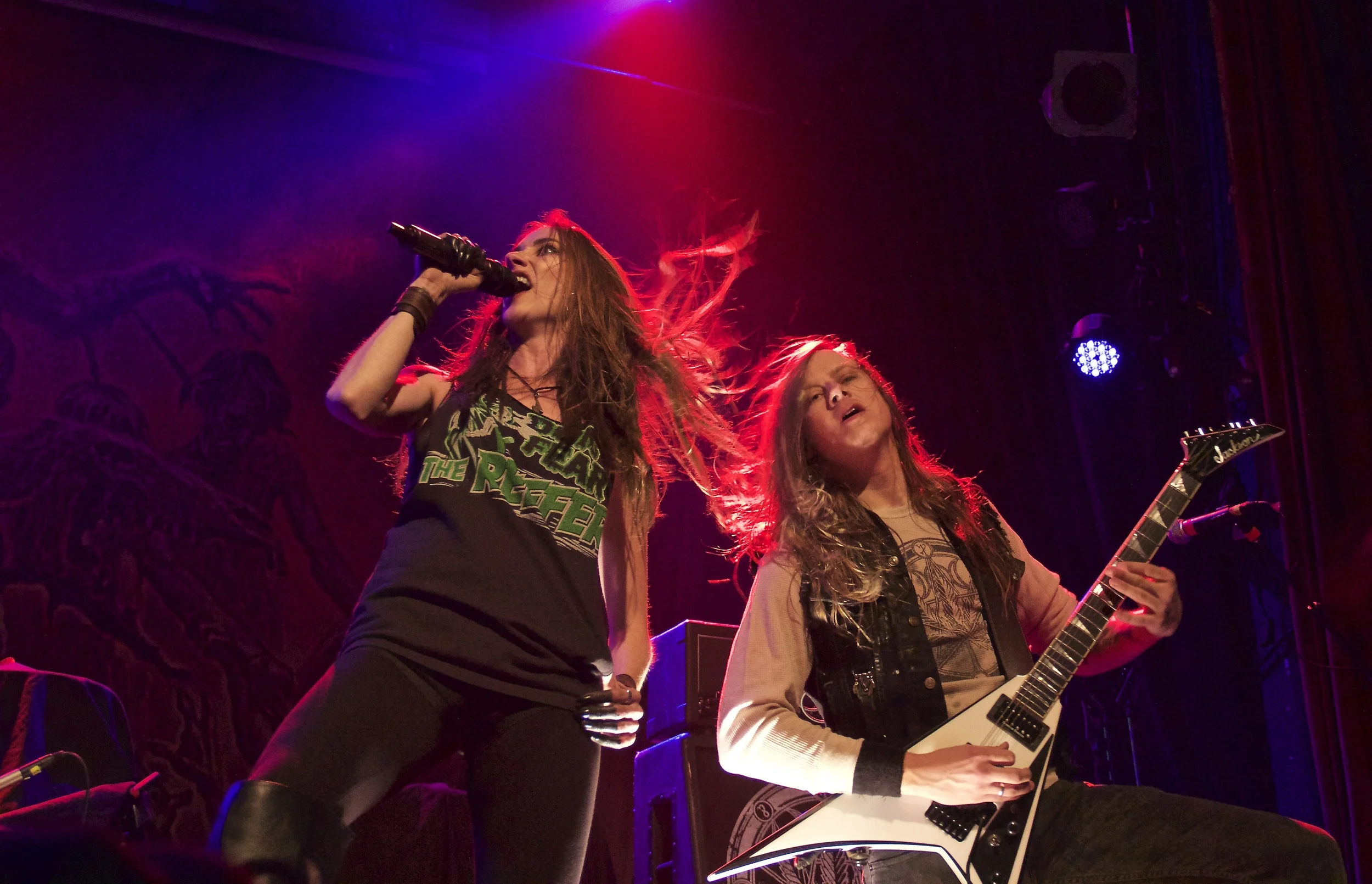 Huntress vocalist Jill Janus photo: David Burke
