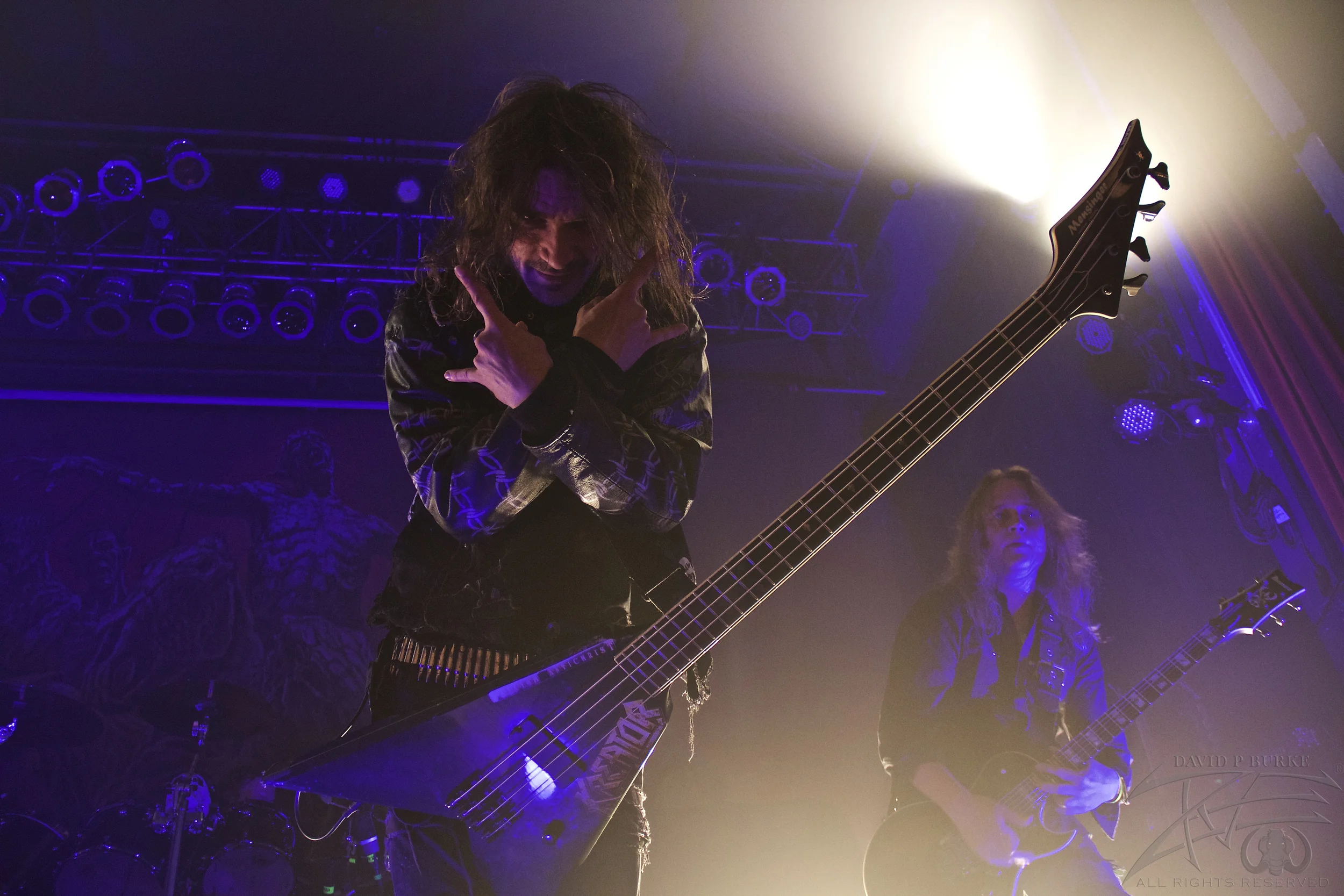 Kreator bassist Christian "Speesy" Giesler photo: David Burke
