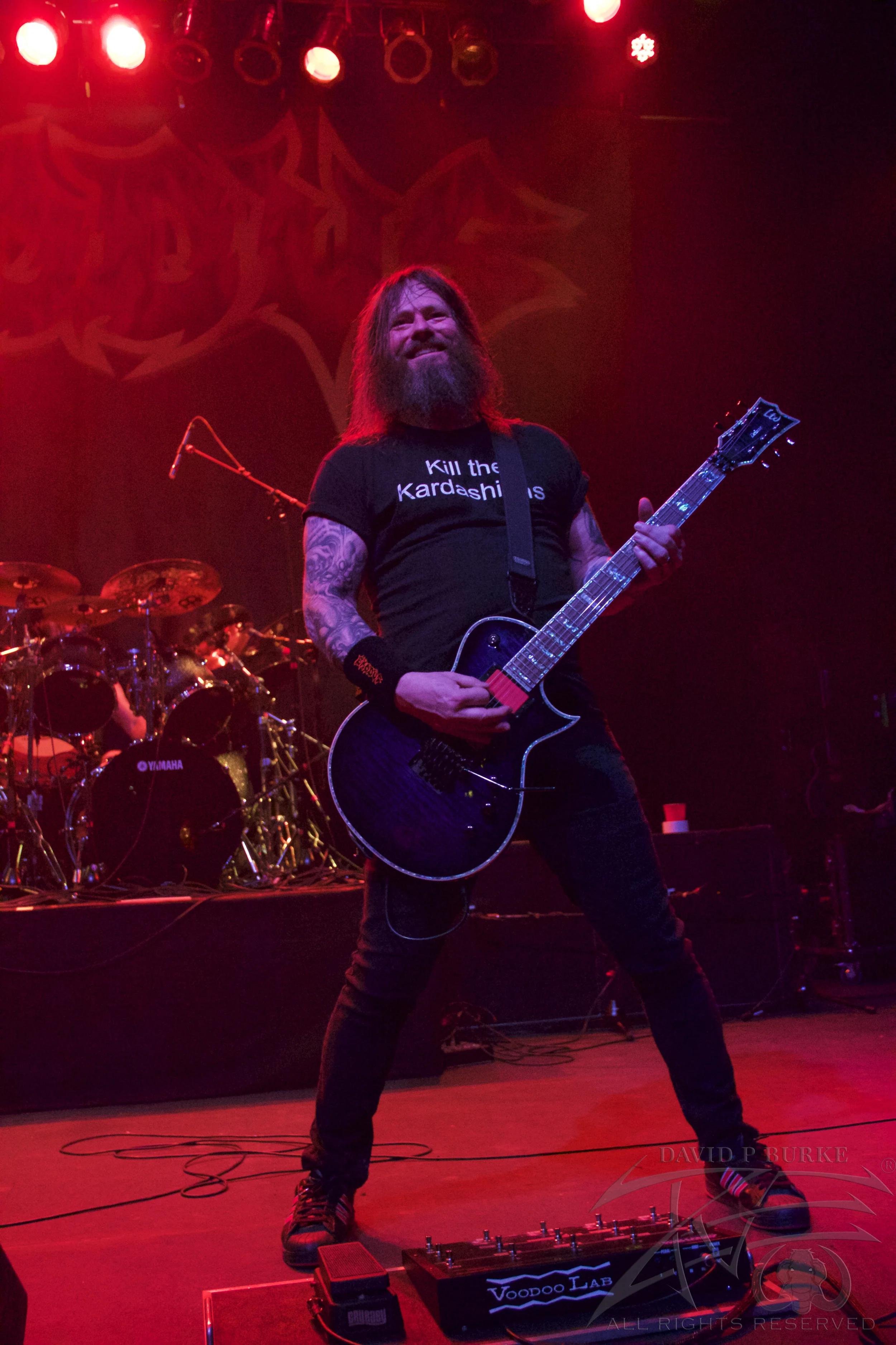 Gary Holt having a blast photo:David Burke
