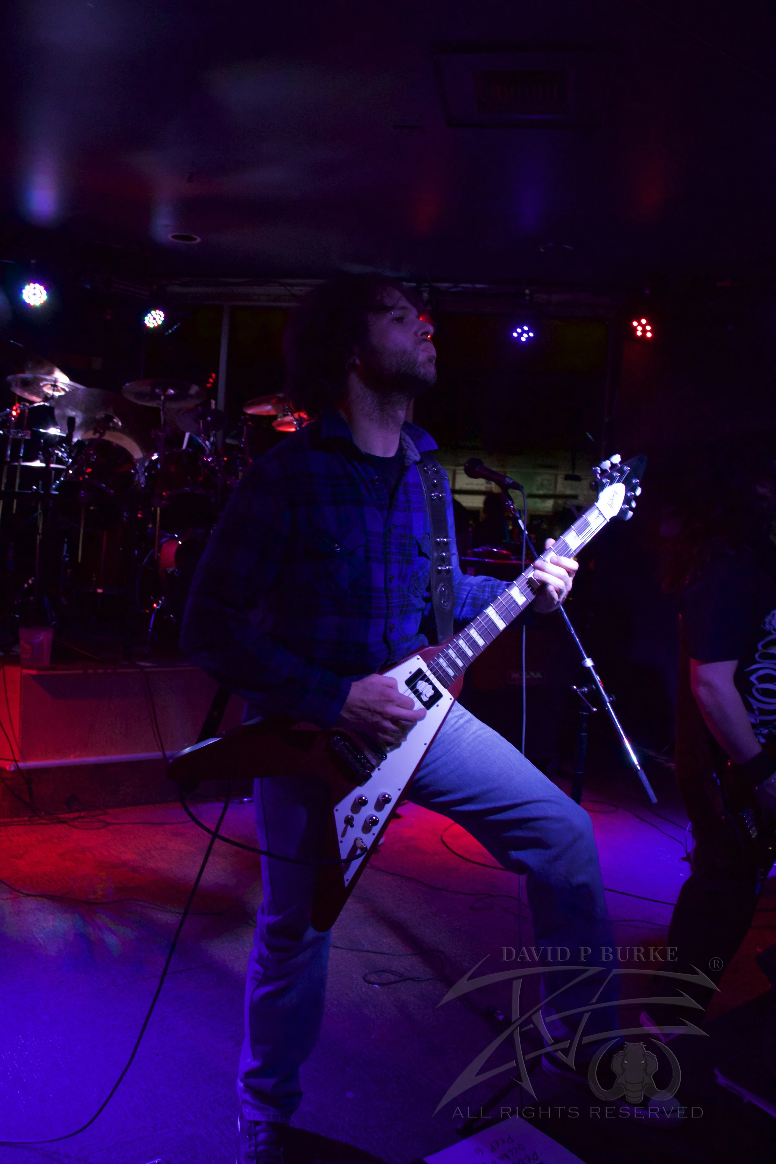 Fist Fight Guitarist Nick Rich photo: David Burke