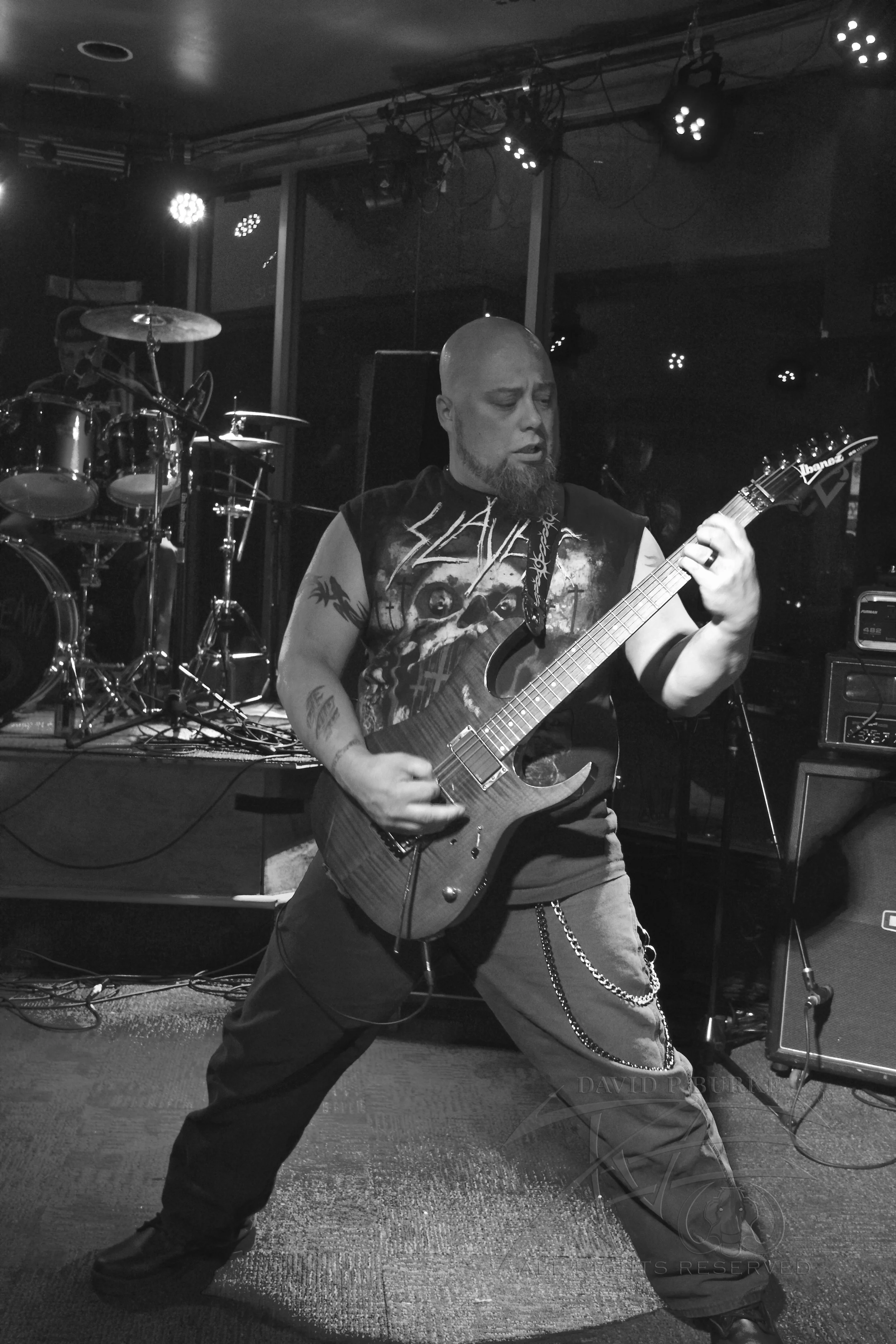 Hallowed Screams guitarist Steve Addison photo: David Burke