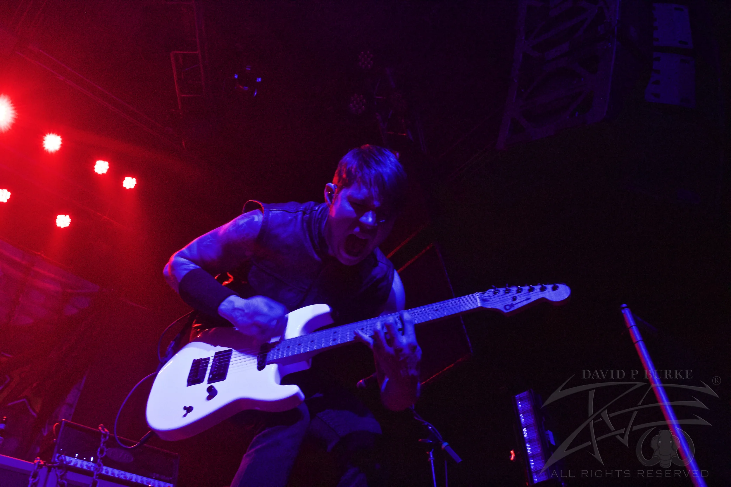 Miss May I guitarist B.J. Stead photo: David Burke