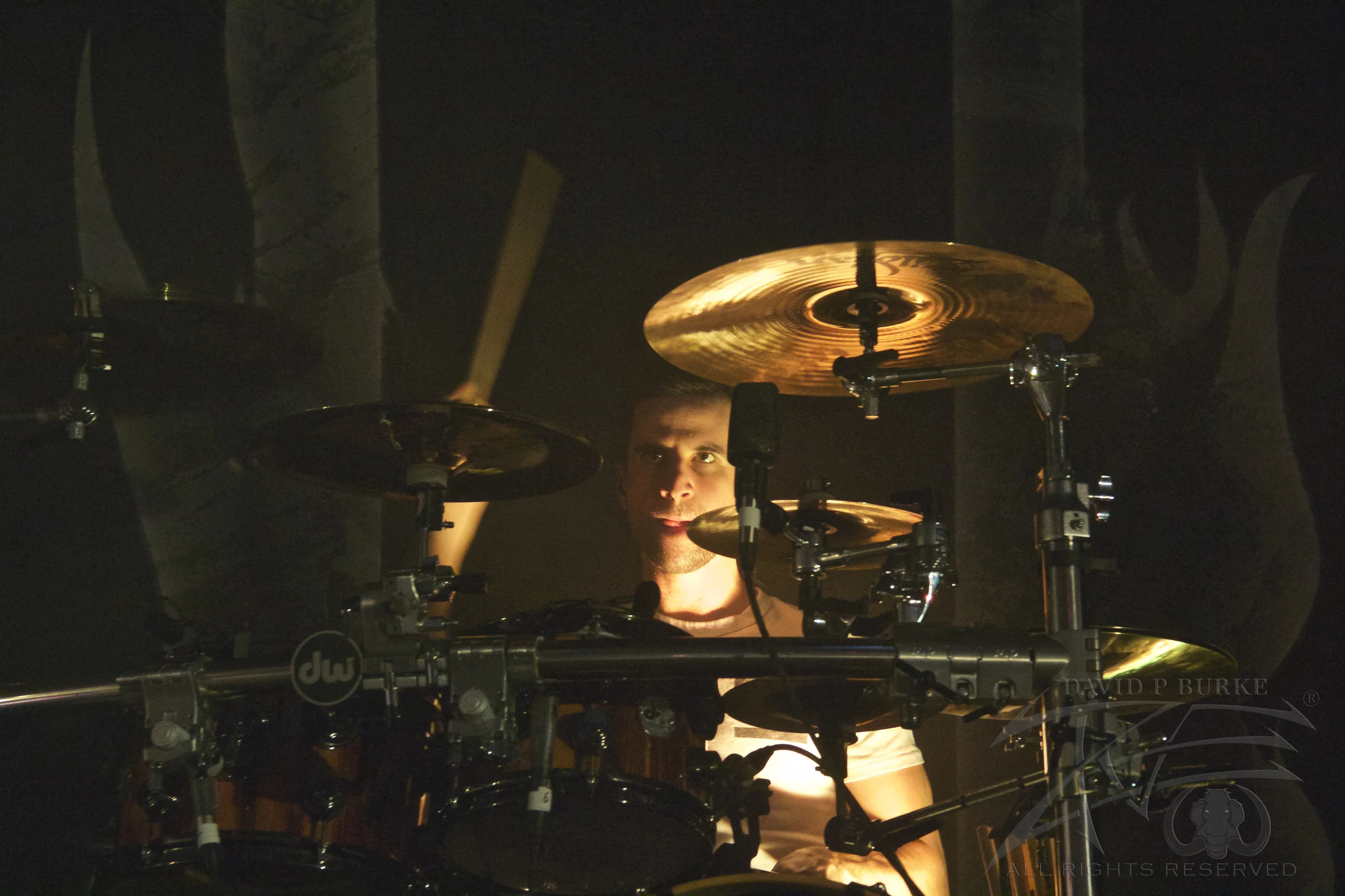 August Burns Red drummer Matt Greiner photo: David Burke
