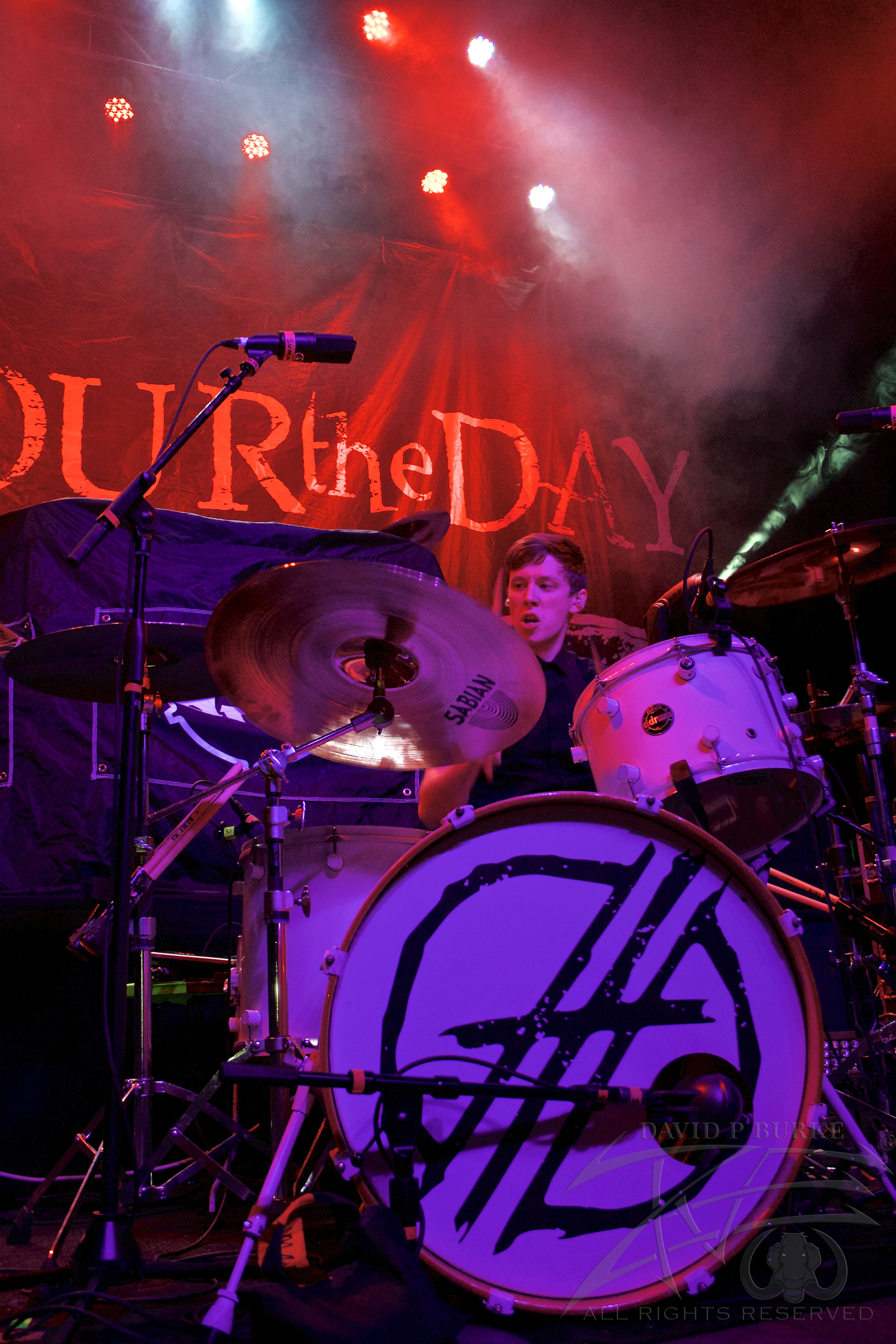 Devour the Day drummer Ronnie Farris photo: David Burke 