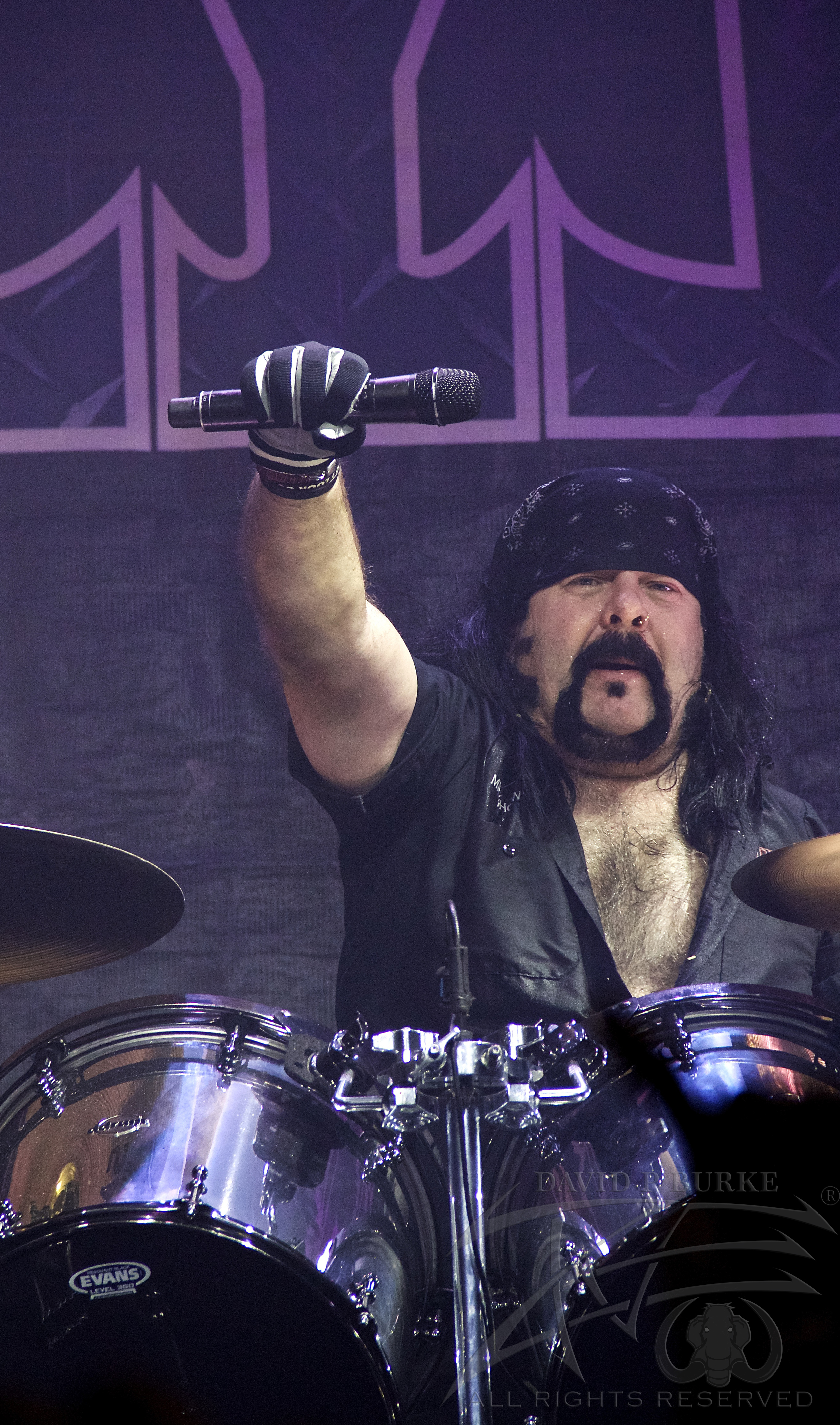 Hellyeah drummer Vinnie Paul photo: David Burke