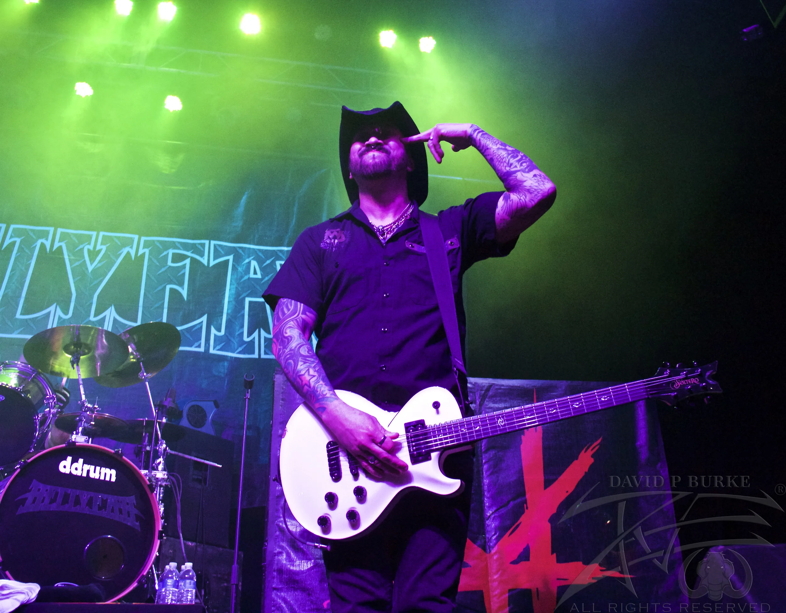 Hellyeah's Tom maxwell photo: David Burke