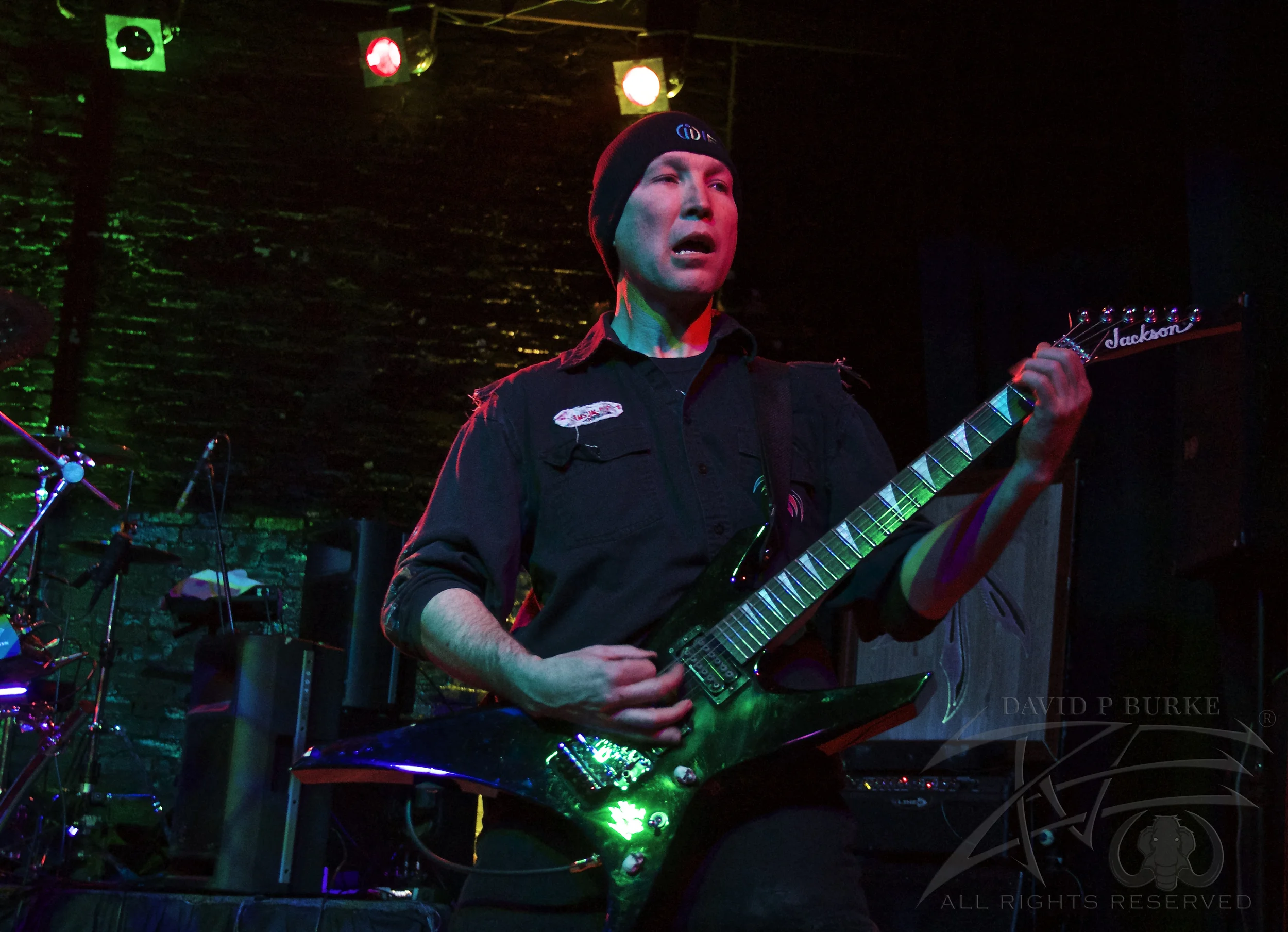 SmackFactor guitarist Shawn Wolf photo:David Burke