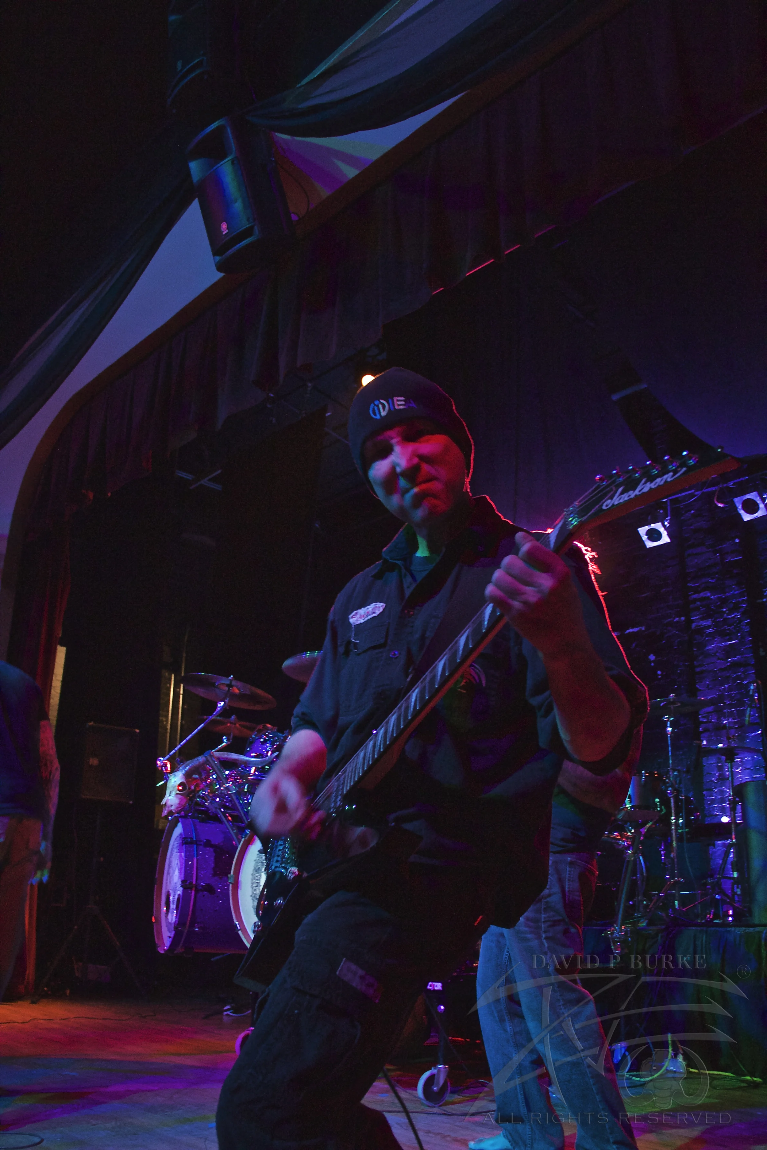 SmackF actor guitarist Shawn Wolf photo:David Burke