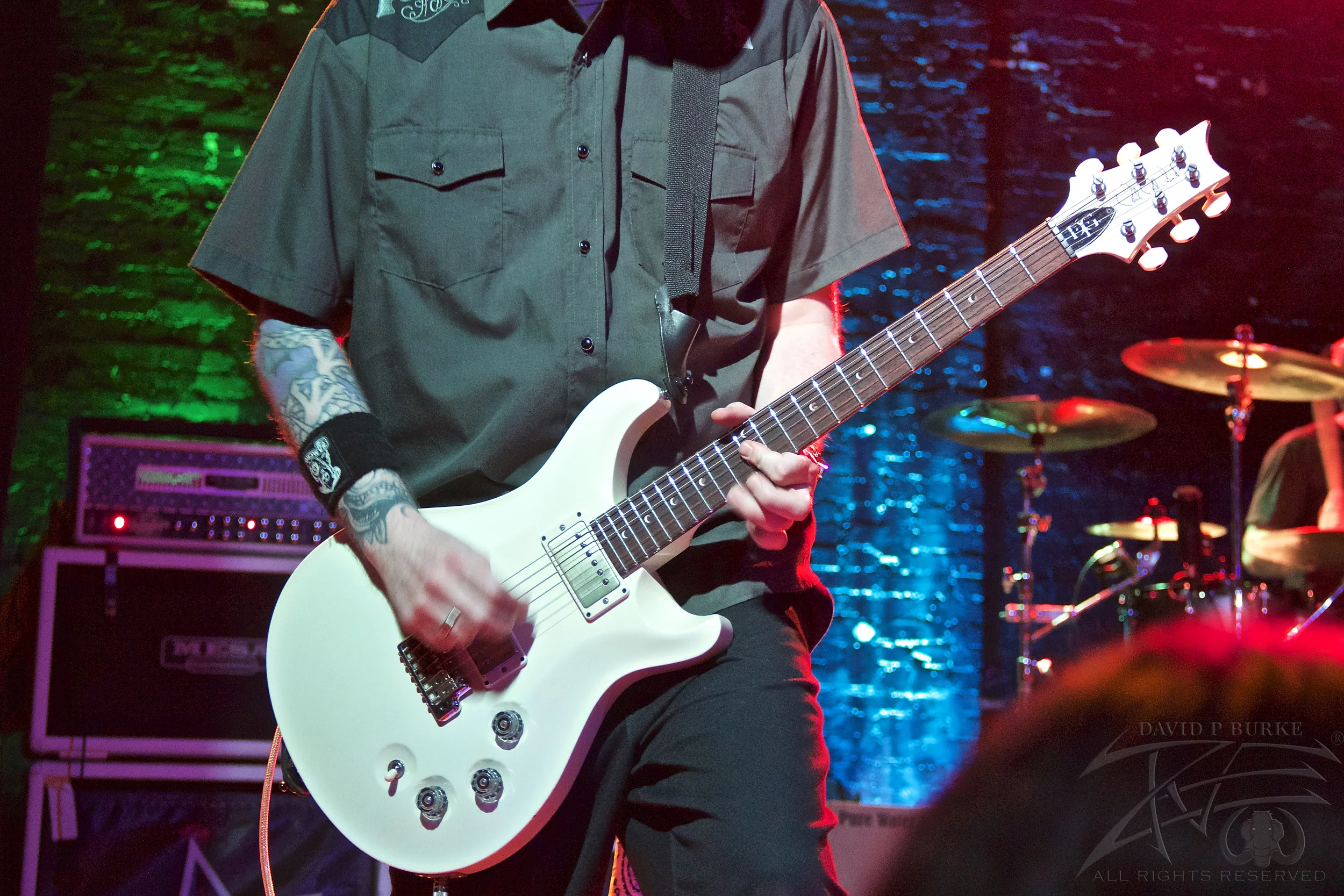 Lola Black guitarist Paige O'Meara photo: David Burke