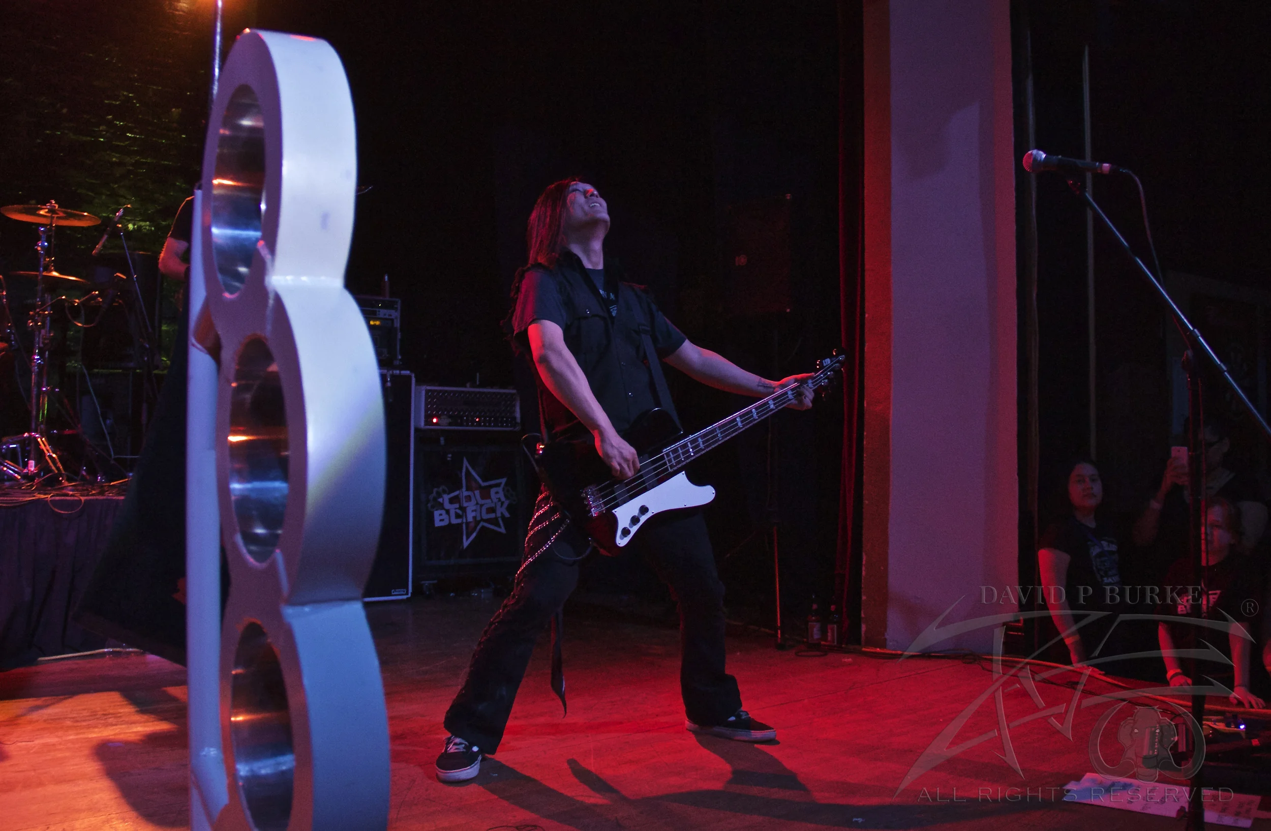 Lola Black bassist Yosh photo: David Burke