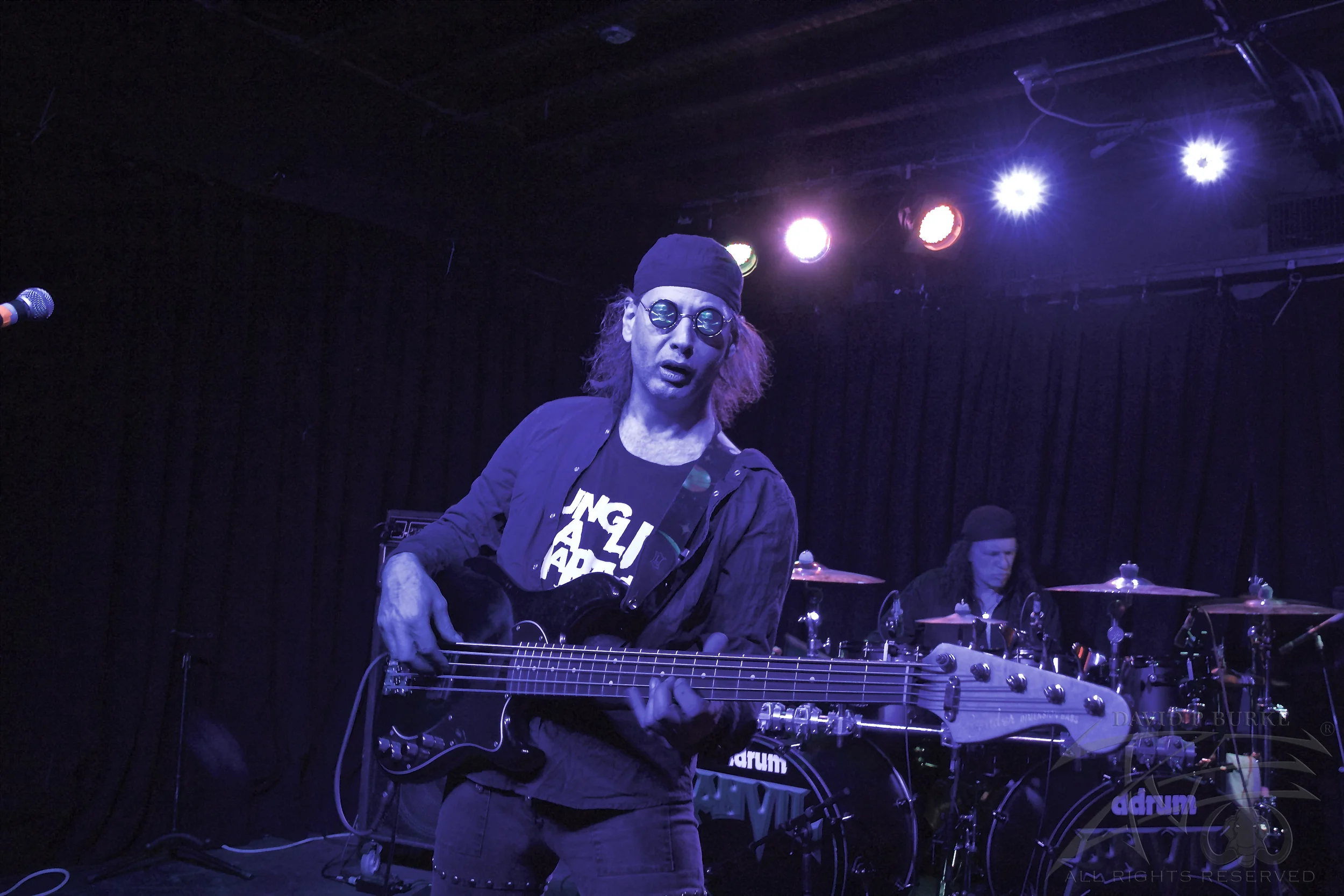 Anvil bassist Chris Robertson photo: David Burke