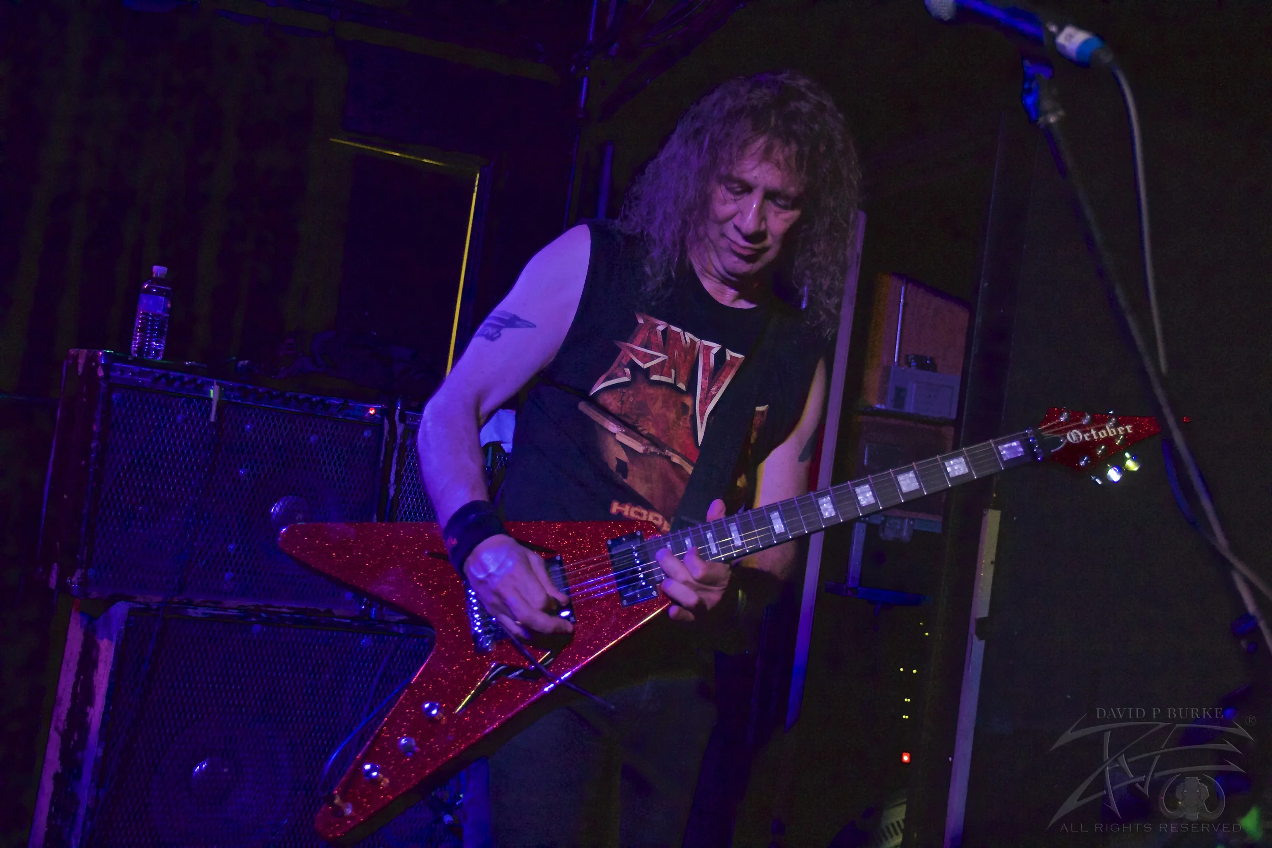 Anvil vocalist/guitarist Steve "Lips" Kudlow photo: David Burke