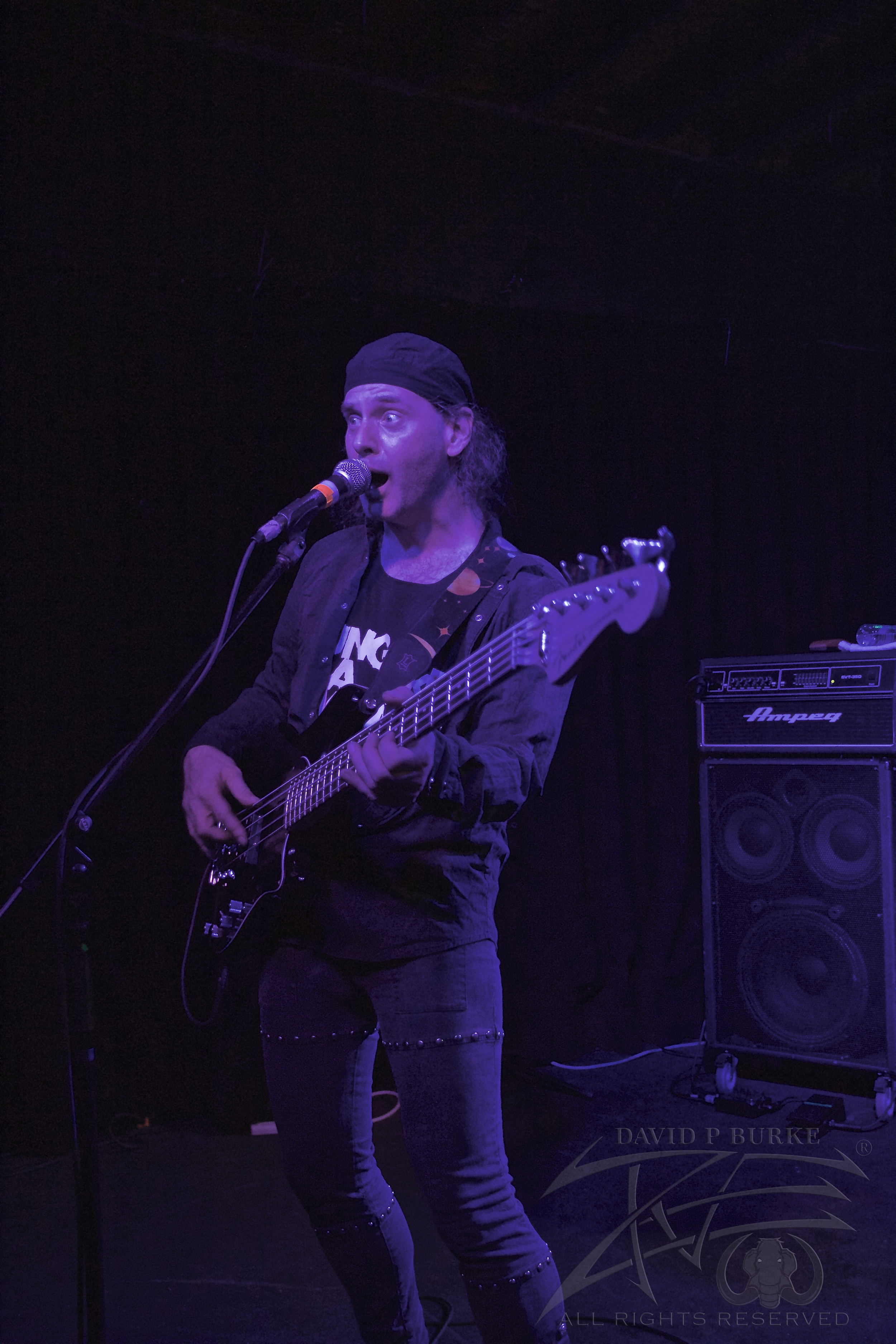Anvil bassist Chris Robertson photo: David Burke