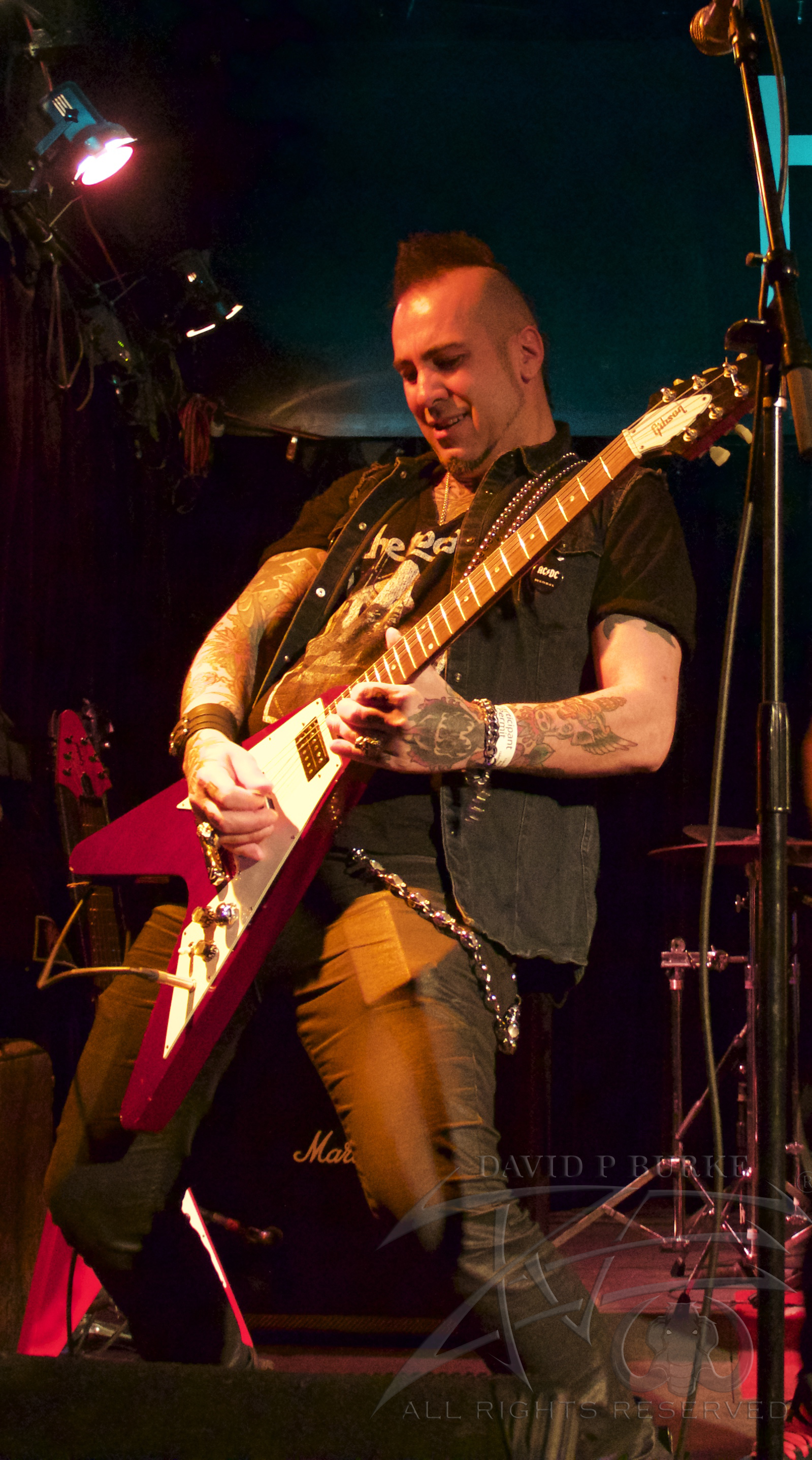 Lotus Gait guitarist Fox photo :David Burke
