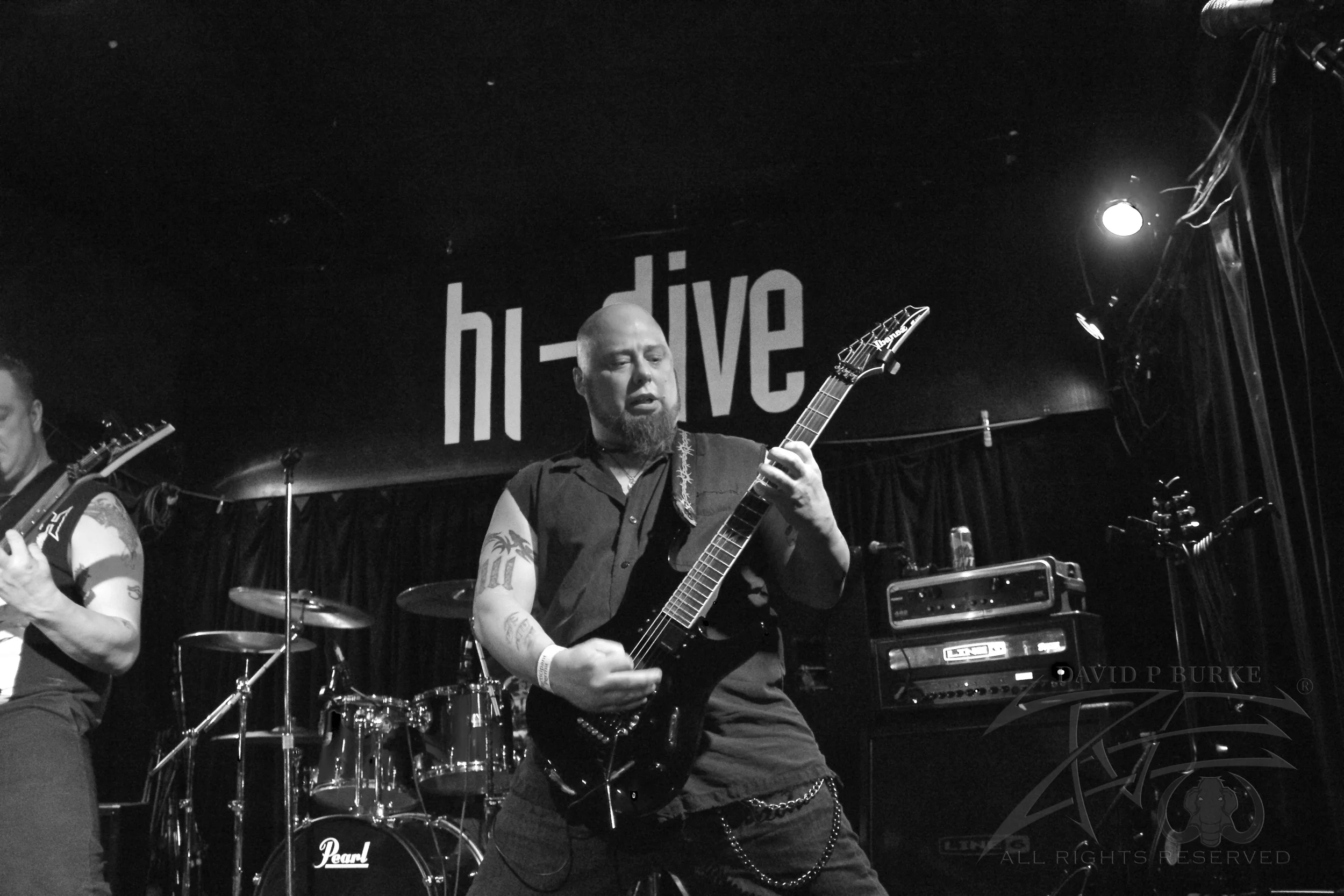Sanity's Edge guitarist Steve Addison photo David Burke