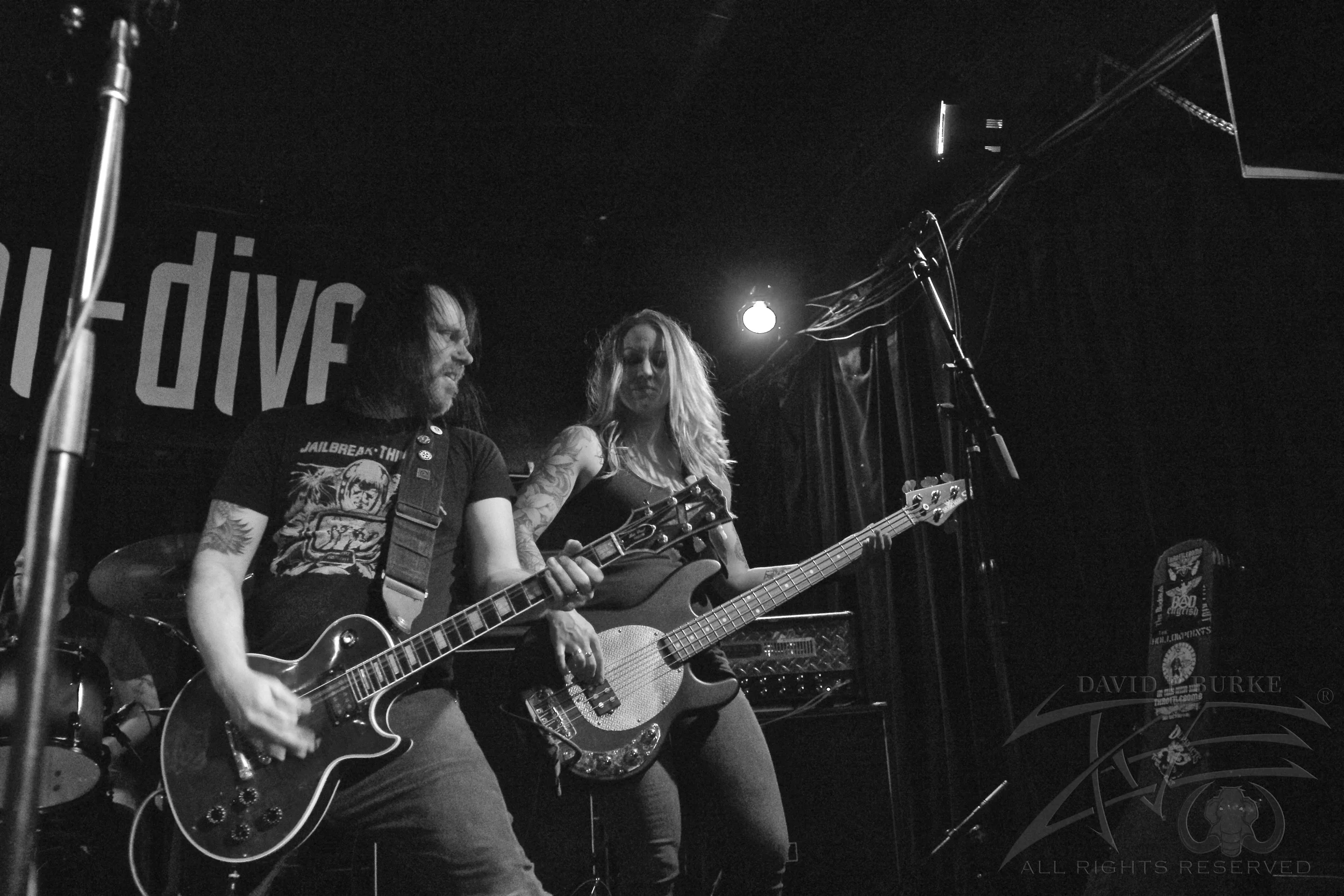 Throttlebomb's Bart McCrorey and Jenn Rad photo: David Burke