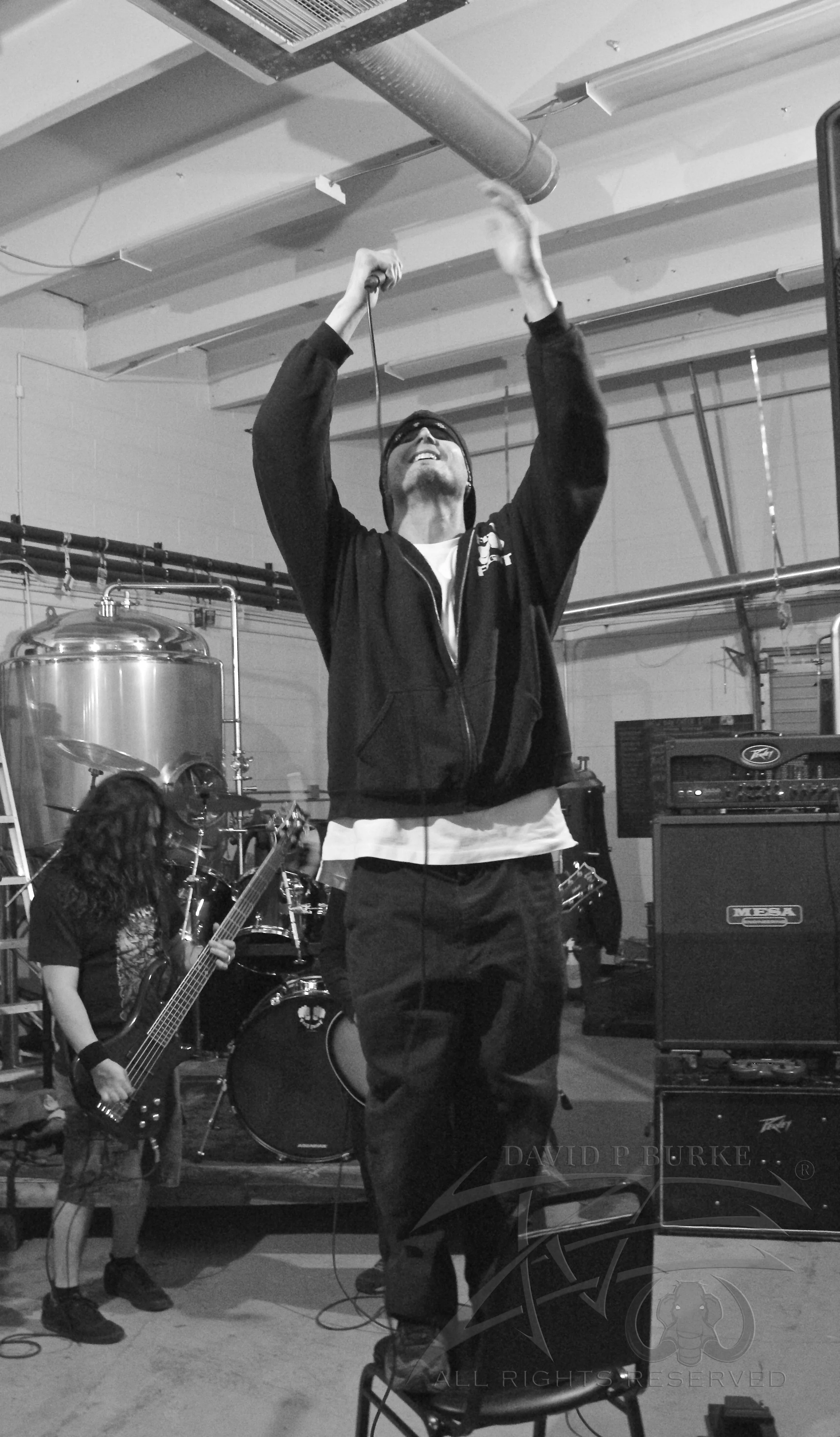 Fist Fight vocalist Dustin Hollmer photo: David Burke