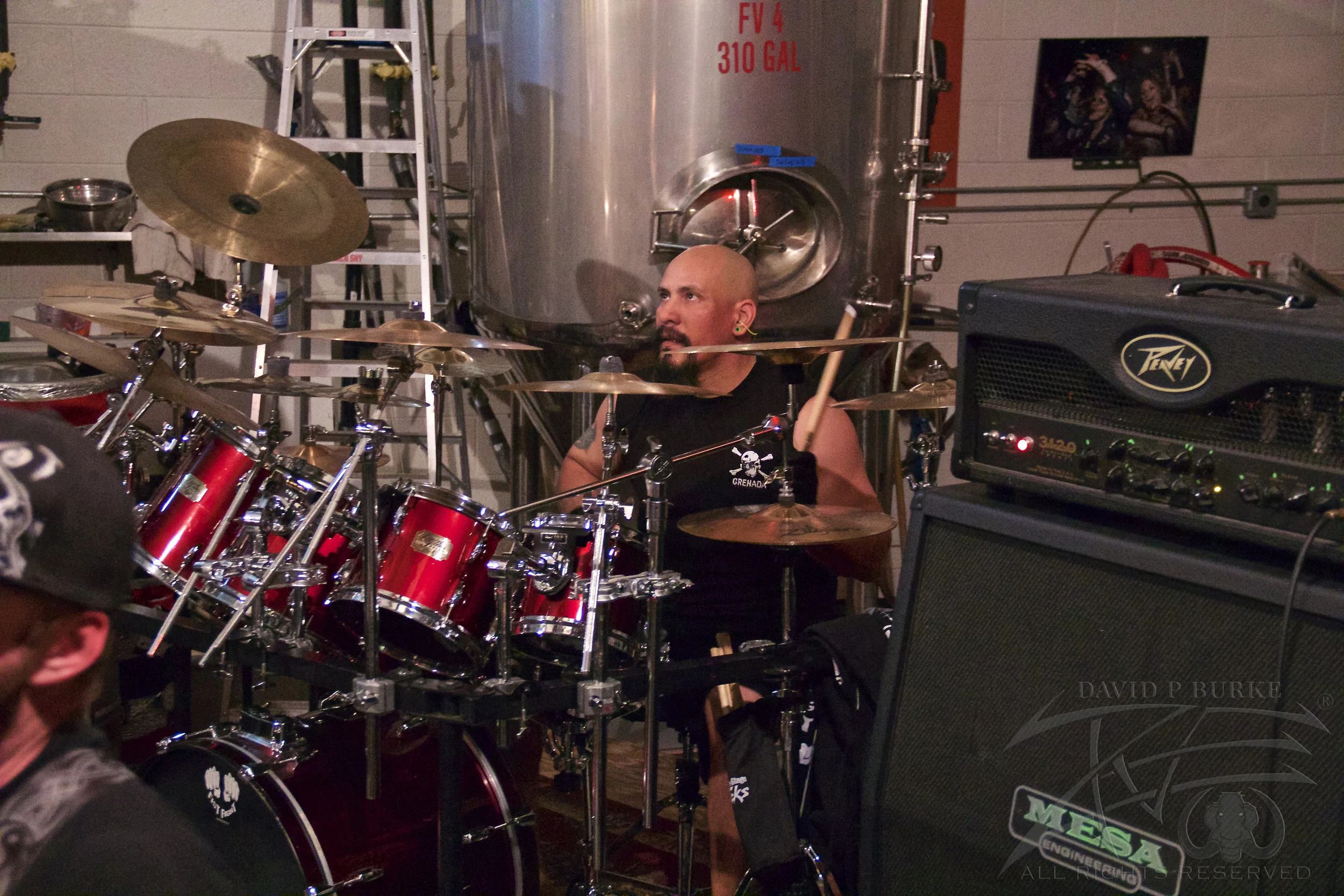 Fist Fight drummer Chris Day photo: David Burke