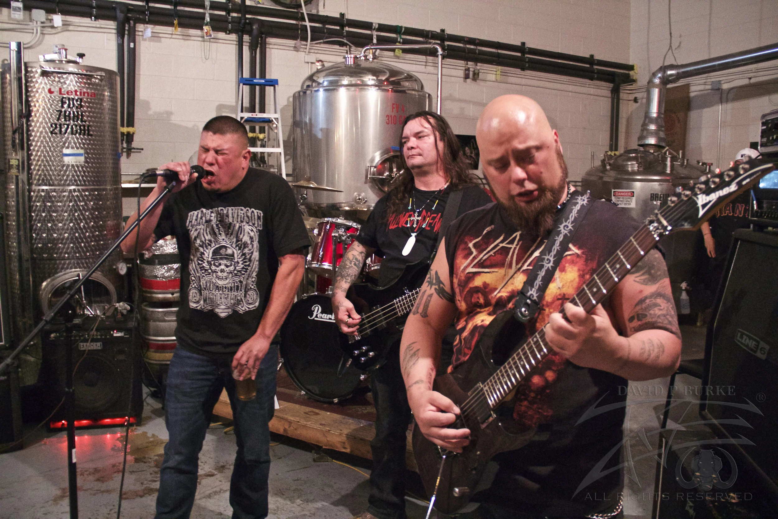 Hallowed Screams with Joseph Sanchez helping on vocals photo: David Burke