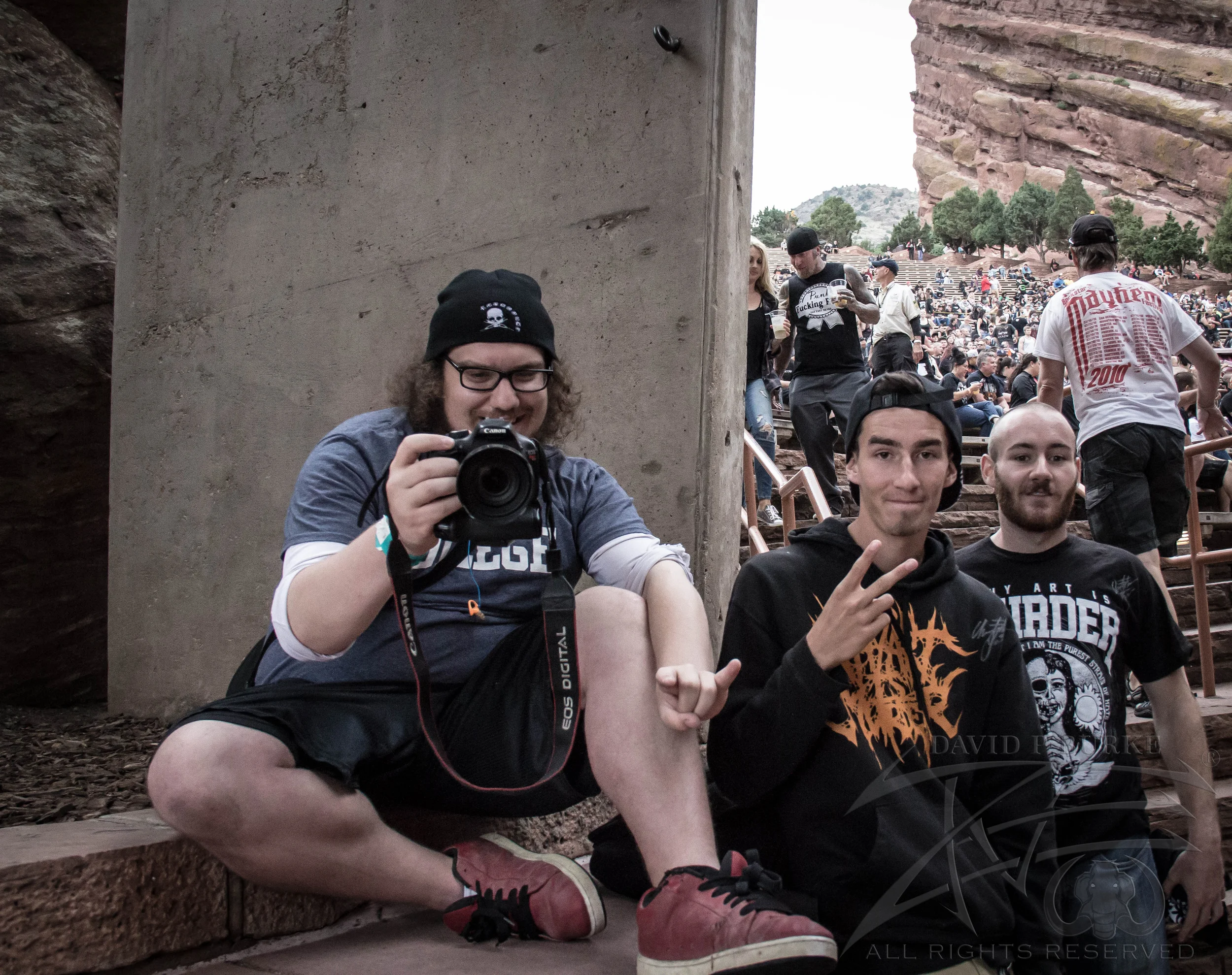 Fellow photog and street team Blues Tribute Photography photo: David Burke
