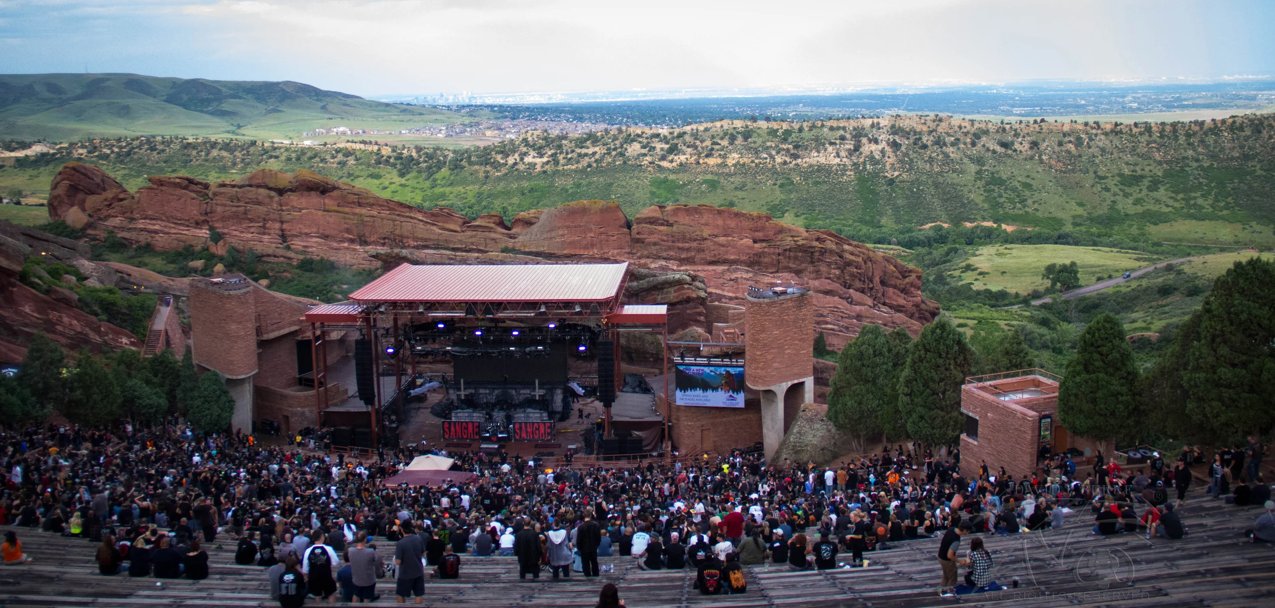 Legendary Red Rock Amphitheater Morrison CO photo:David Burke