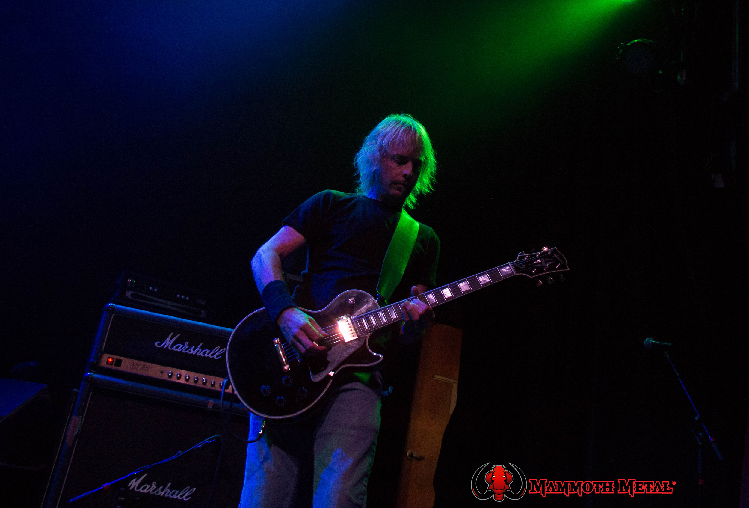 Bronze guitarist Chris Garrow photo: David Burke
