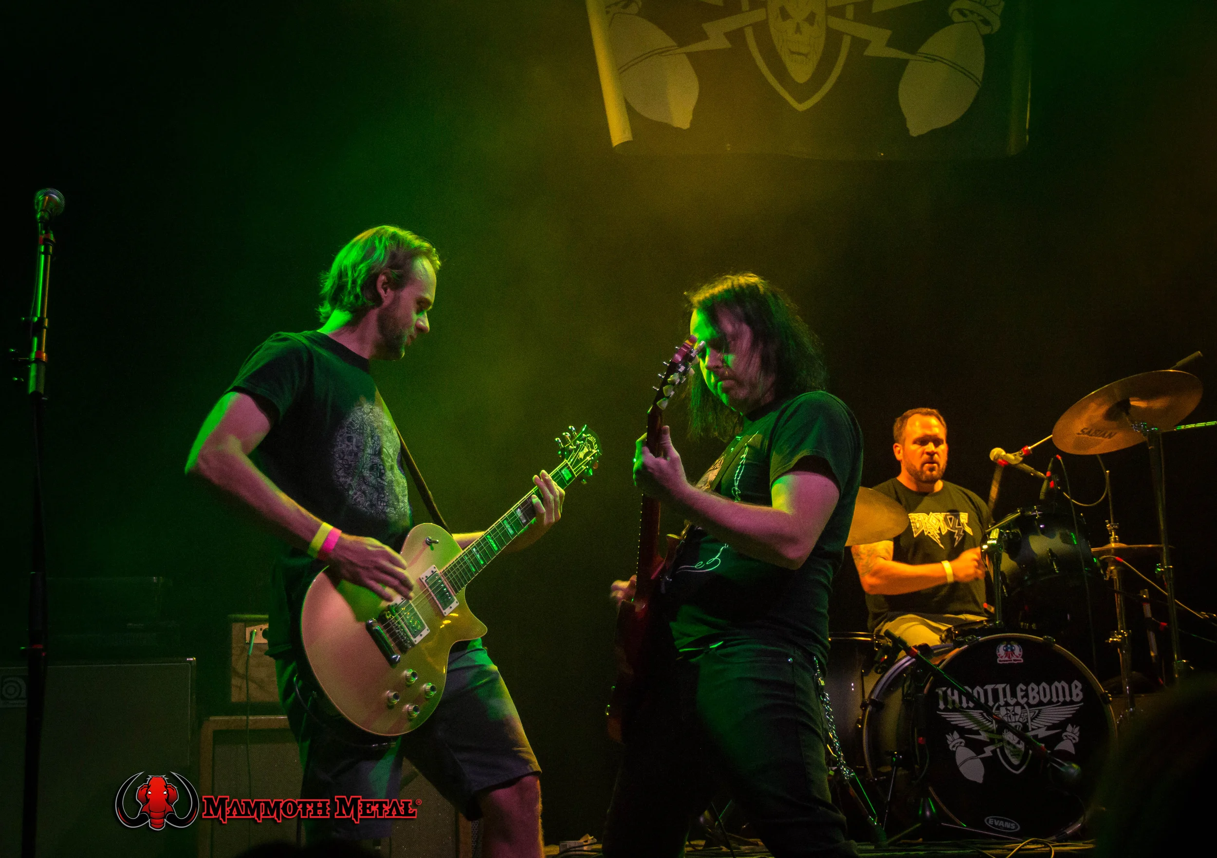 Throttlebomb's Justin Delz Bart McCrorey and Adam Mullins photo: David Burke