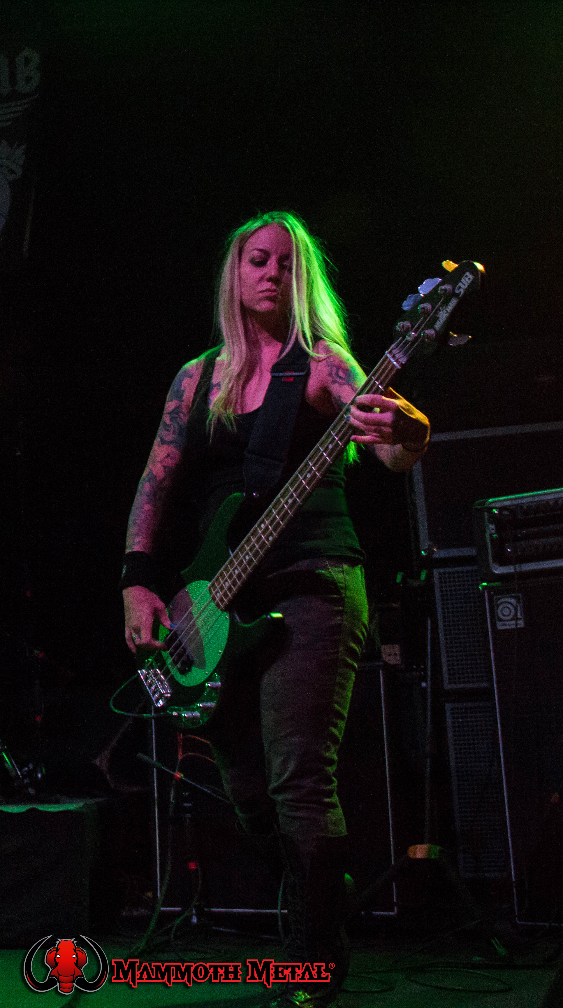 Throttlebomb bassist Jenn McCrorey photo: David Burke
