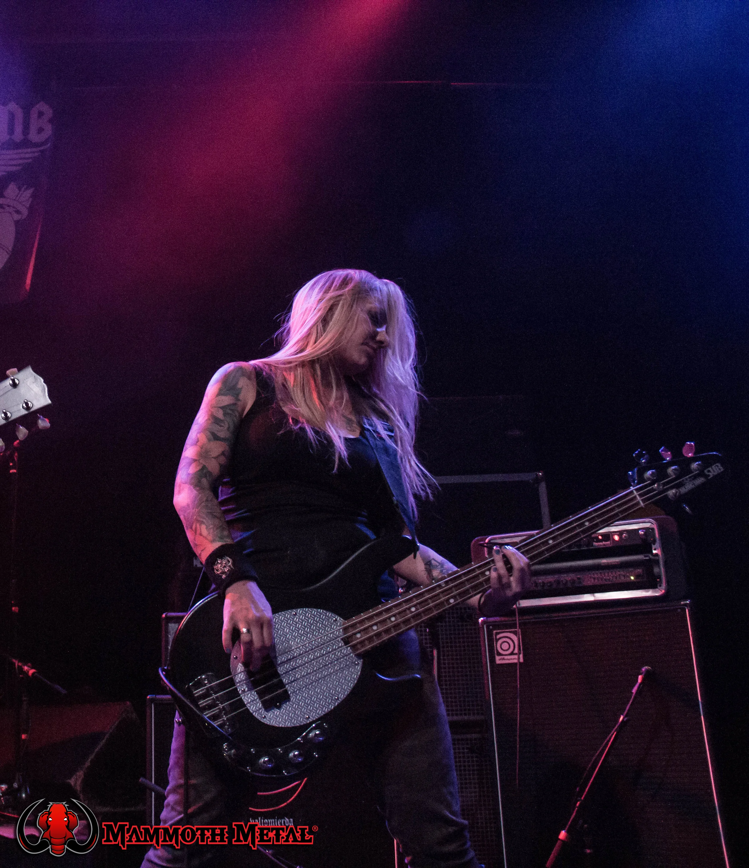 Throttle bassist Jenn photo: David Burke