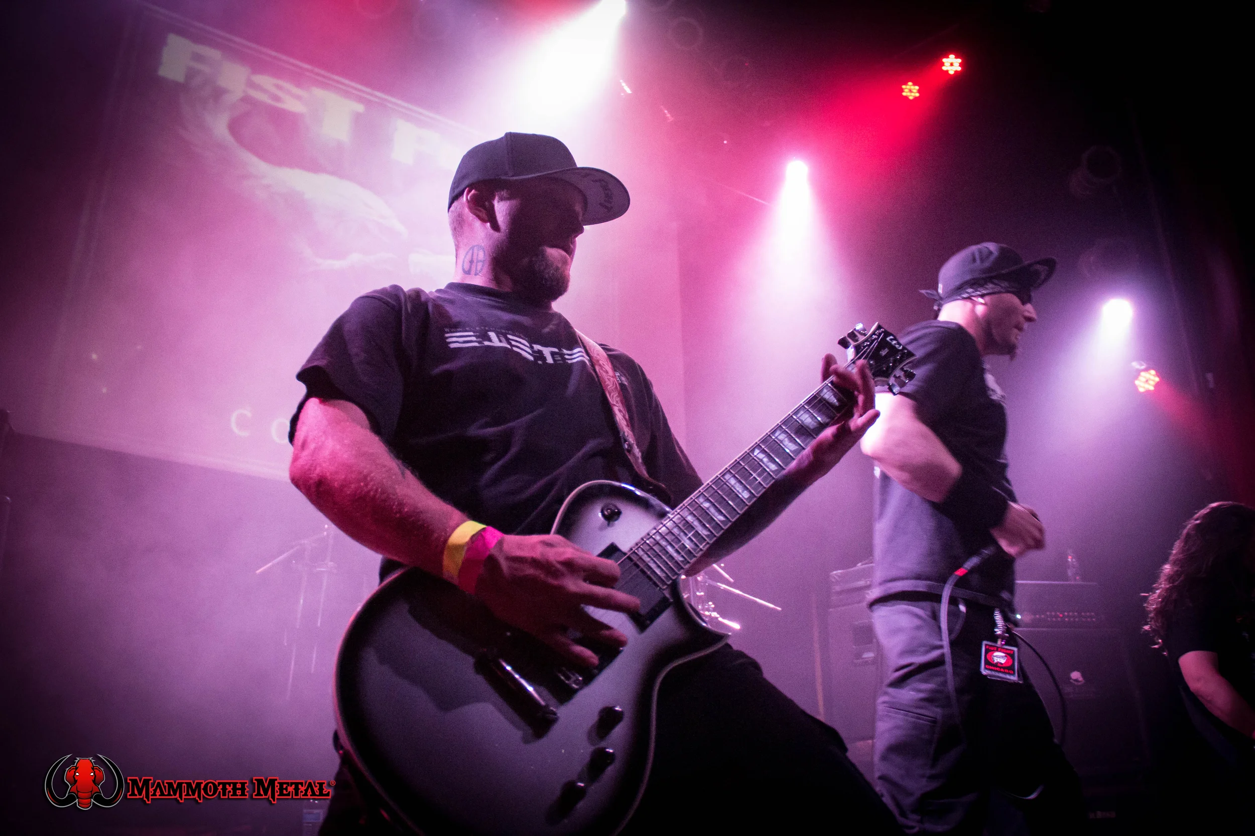 Fist Fight guitarist Jon Maggard and Dustin Hollmer photo: David Burke