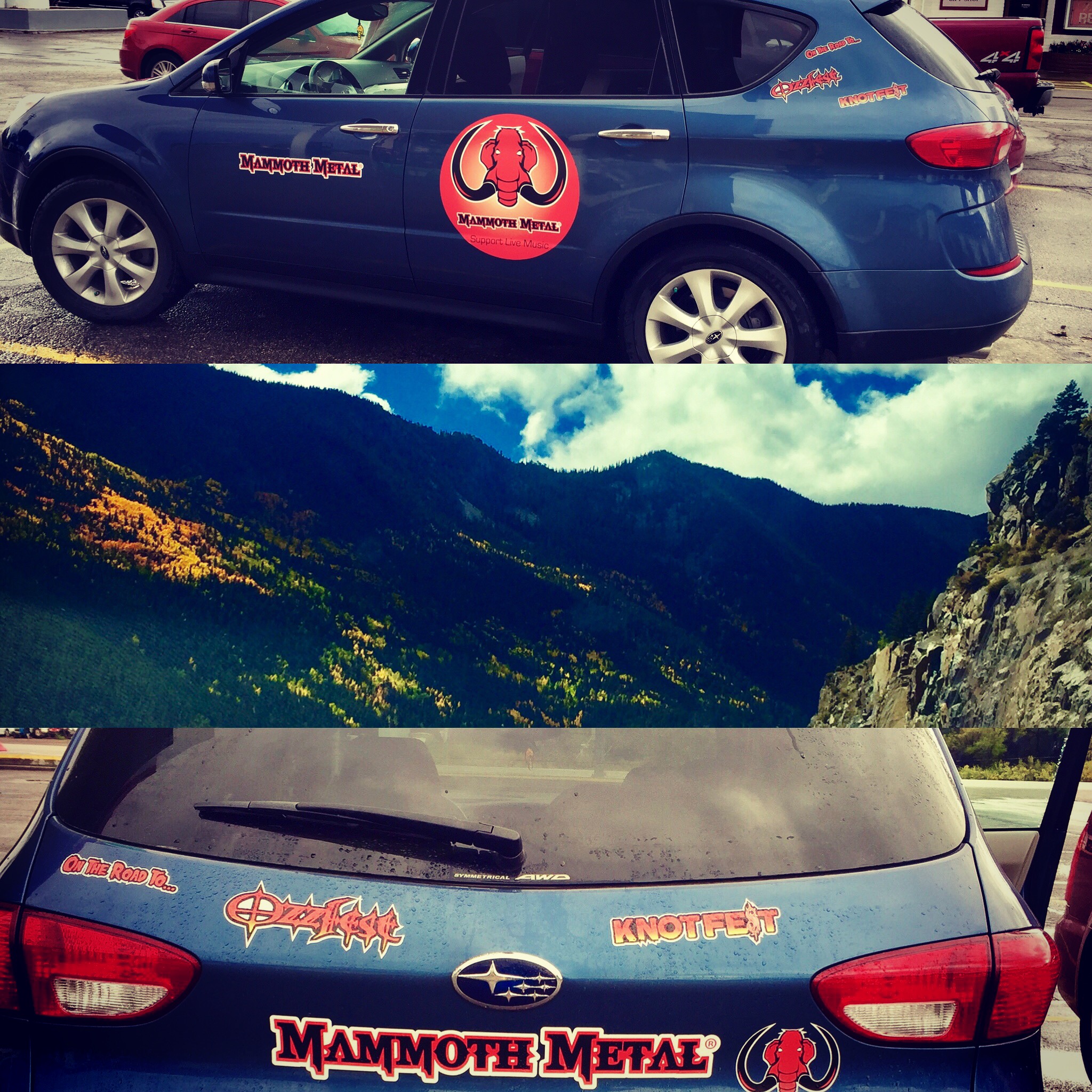 The journey began in the mountains.