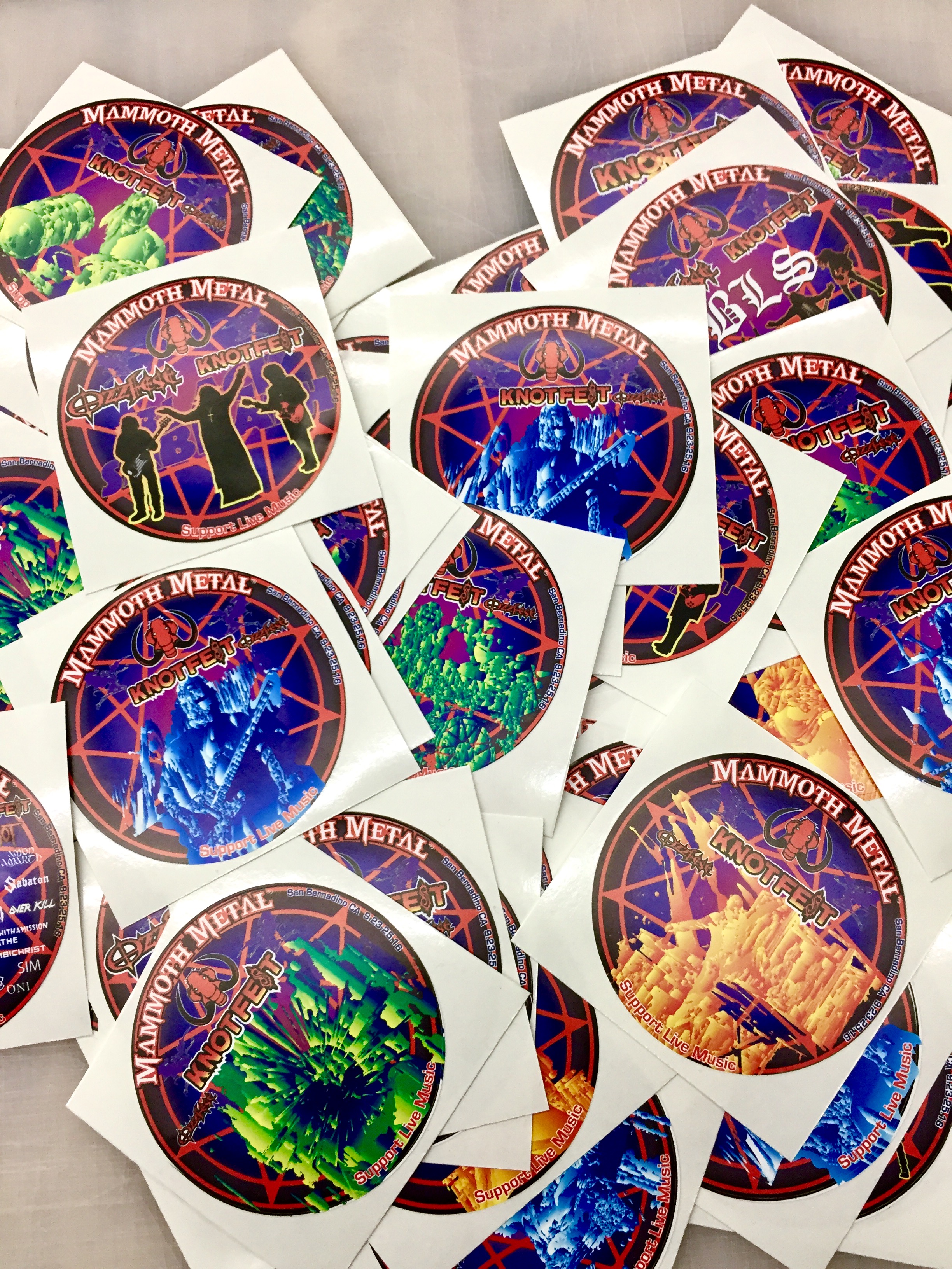 Made some limited edition custom festival decals 