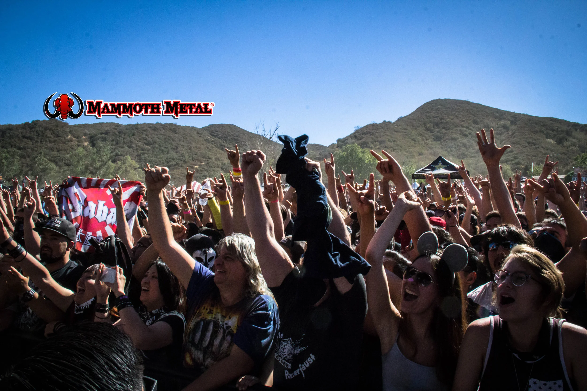 A strong crowd for Sabaton photo: David Burke