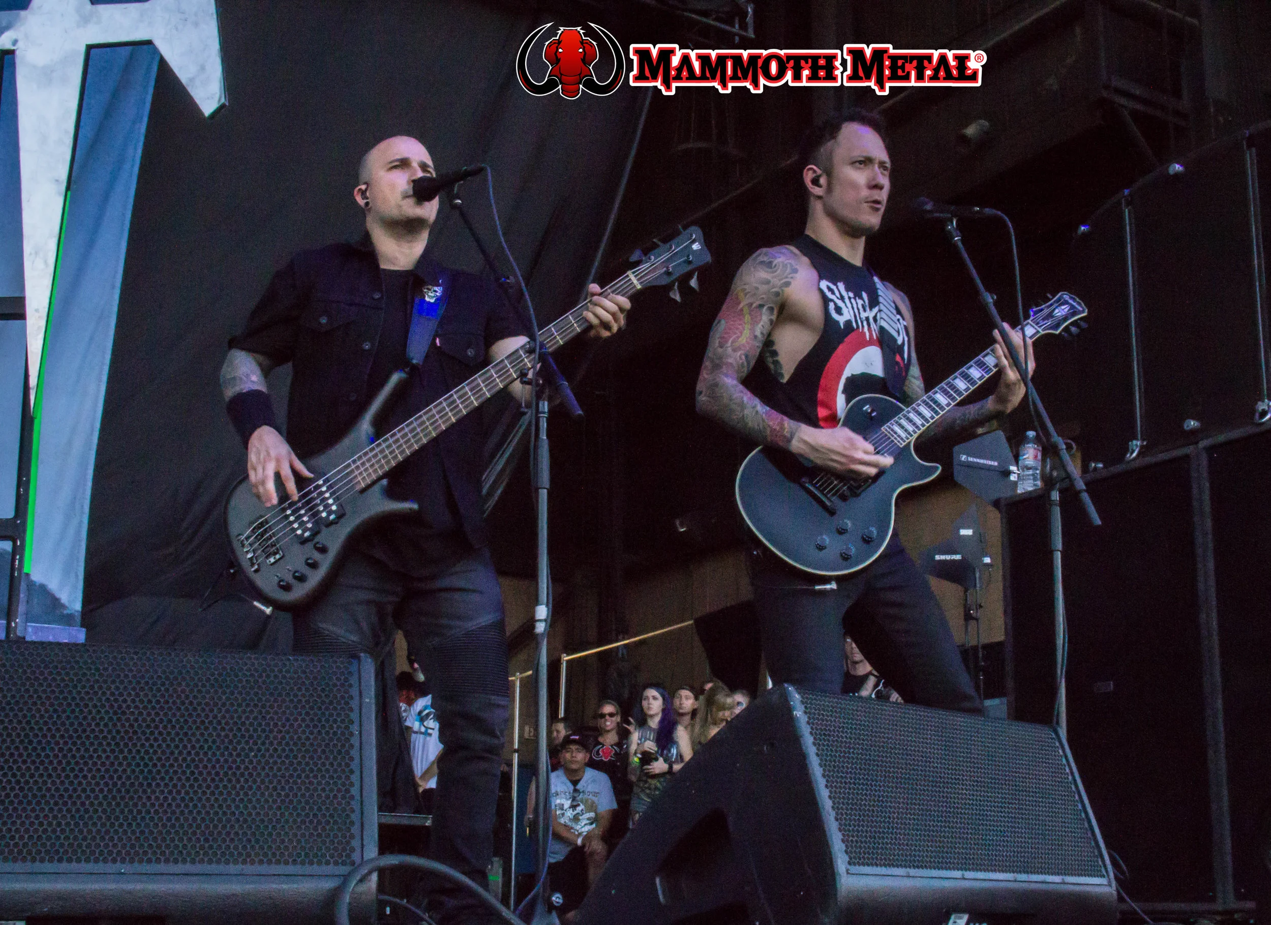 Trivium -spot the mammoth... photo: David Burke