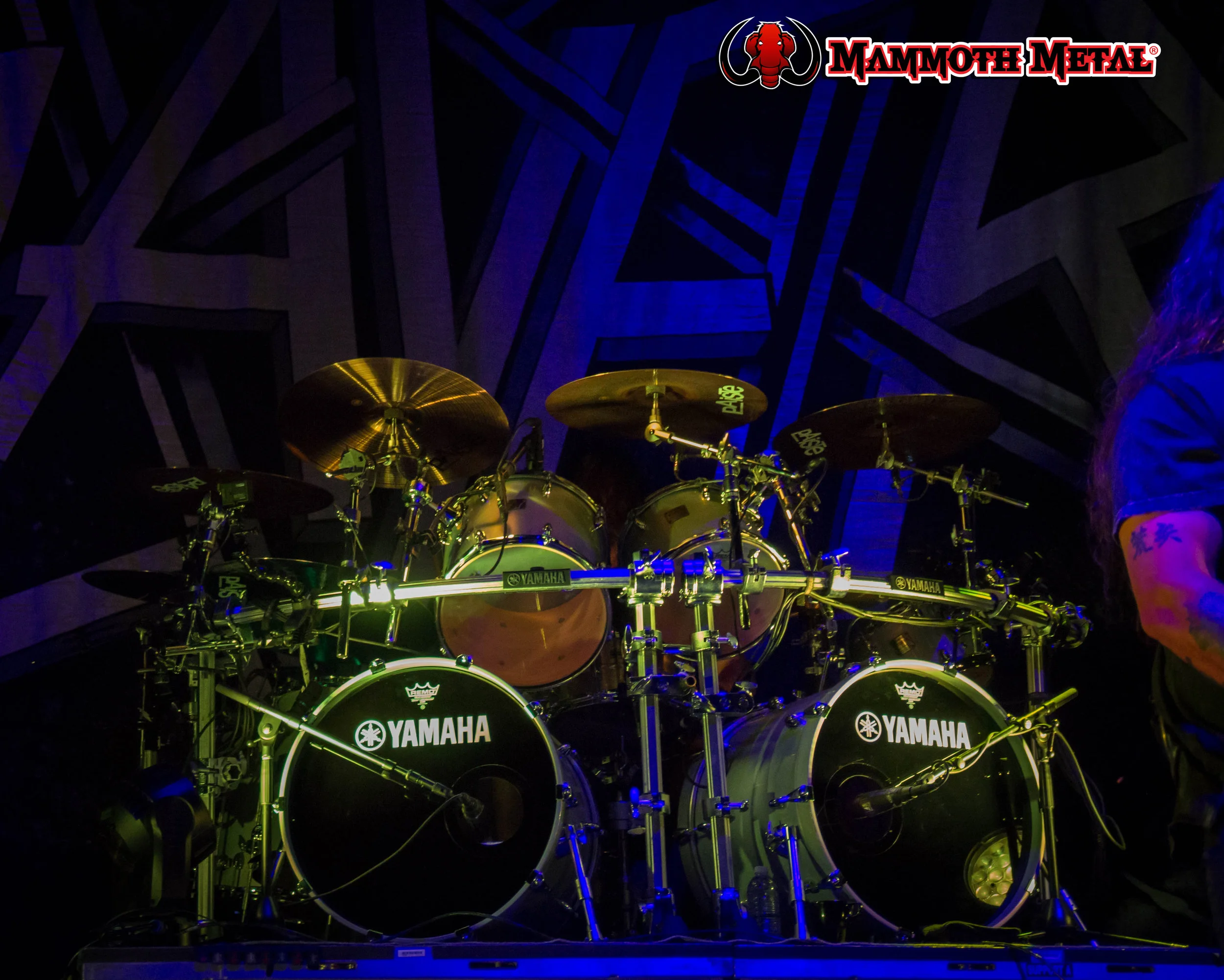 Paul Bostaph punishes photo:David Burke