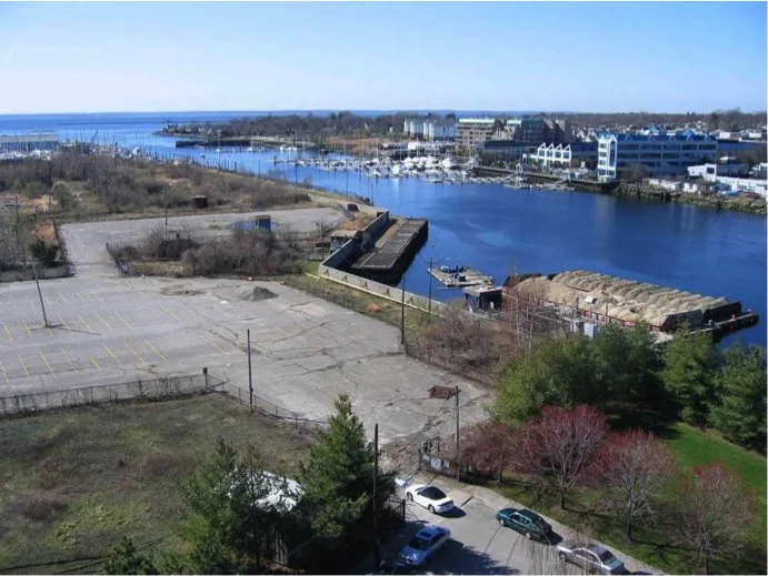 Existing brown field site in 2006