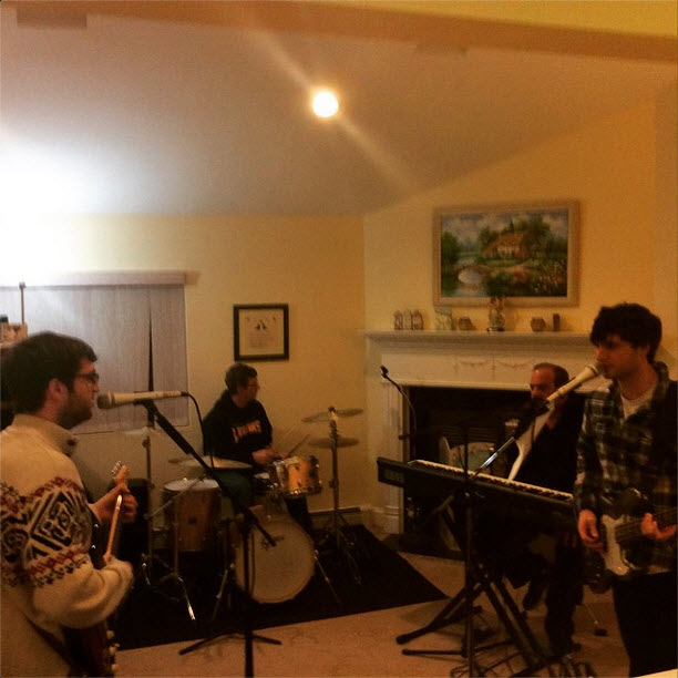 Jamming with Dad and Uncle Lawrence at a family get together for the holidays on Sunday 12/28/14. 