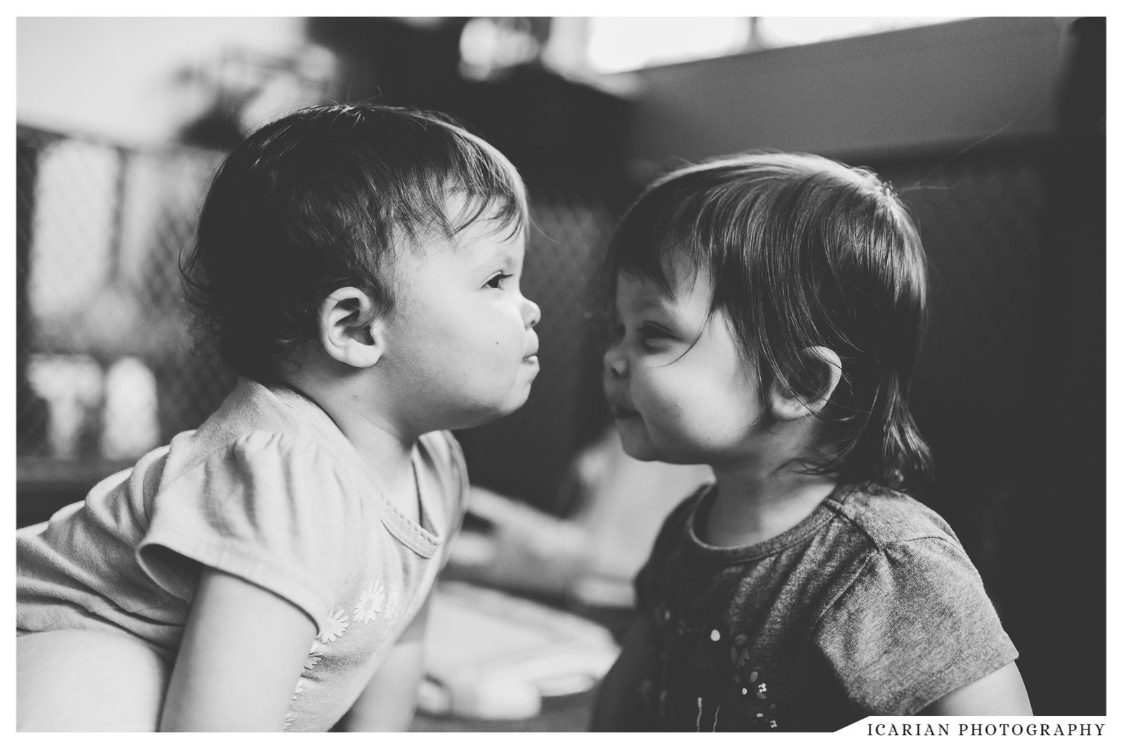 Moments before a sissy smooch!