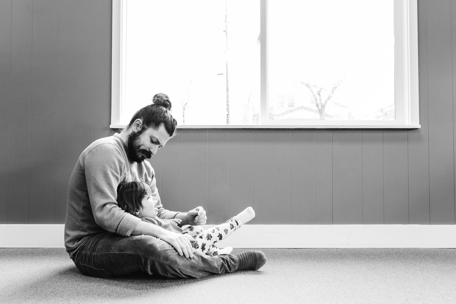 Poor daddy had to learn the hard way that you turn into drama-mama when your shoes get taken off in music class.