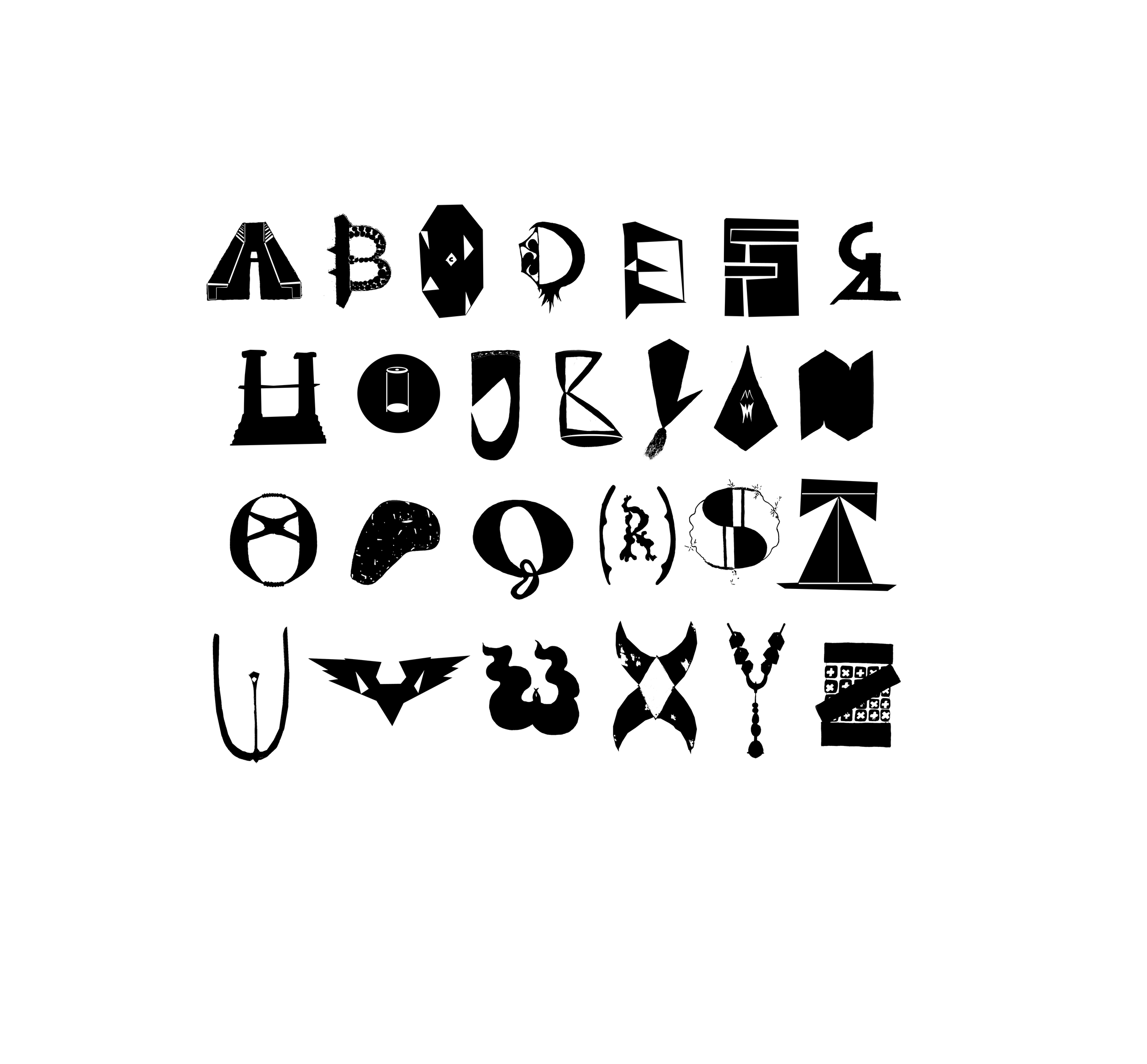  ARTACHO JURADO 'ECLECTIC' ALPHABET 