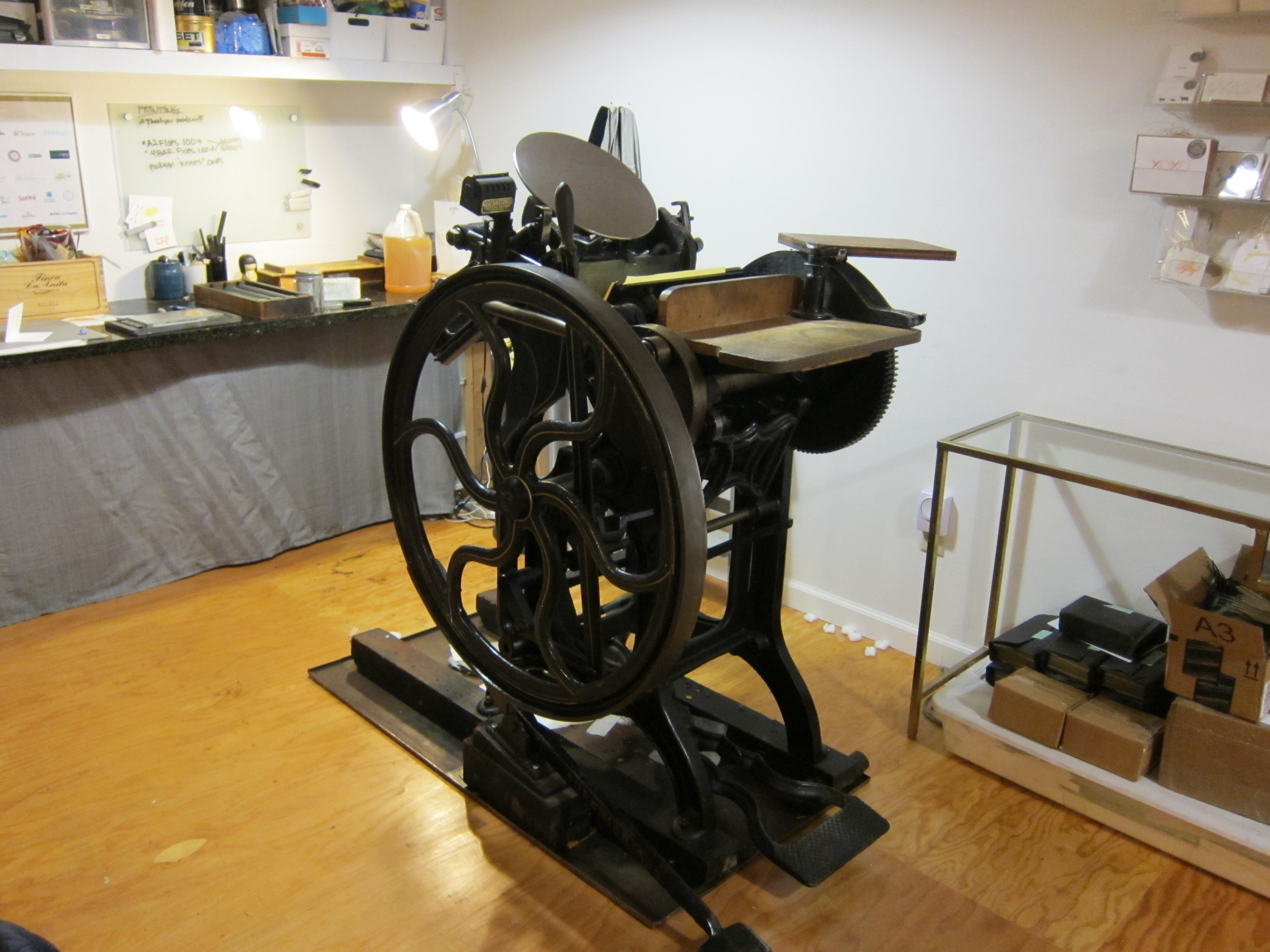 Peach the printing press!
