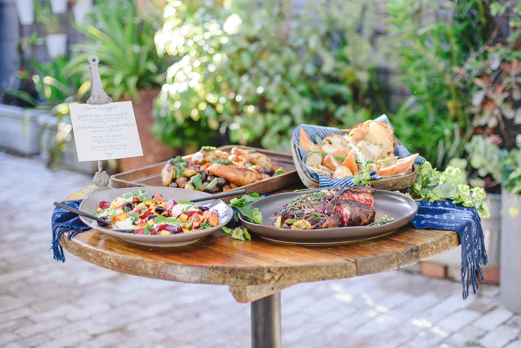 LRE Catering rustic summer supper