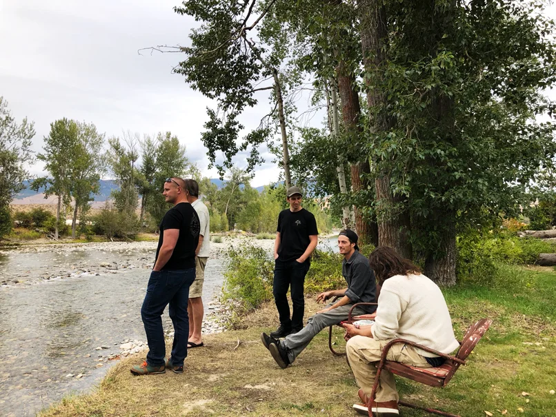On the banks of the Method river after enjoying Lazy Bee’s finest. Many thanks, Matthew!