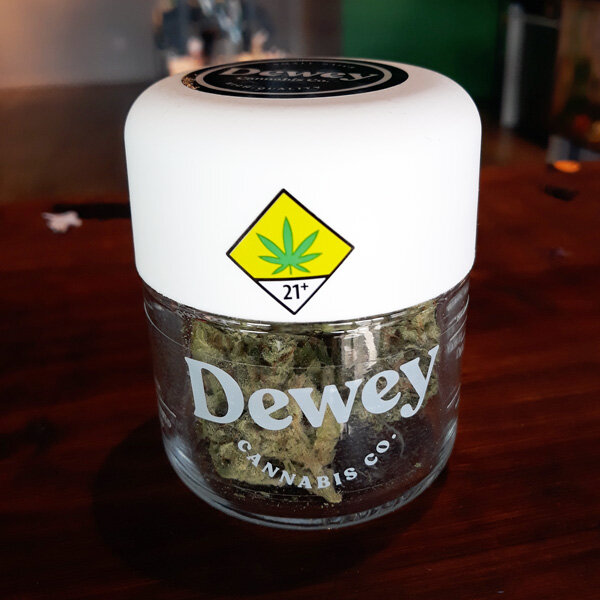 White Cap by Dewey Cannabis Co. - Hybrid | 27% THC“This Indica dominant hybrid is a long timecult favorite from the Skagit Valley. This versatile variety kicks off with a creative, talkative, euphoric rush, but when enjoyed in heavier doses can quickly lead to couch lock and daydreams. Best enjoyed with friends at the end of the day.”via deweycannabis.com