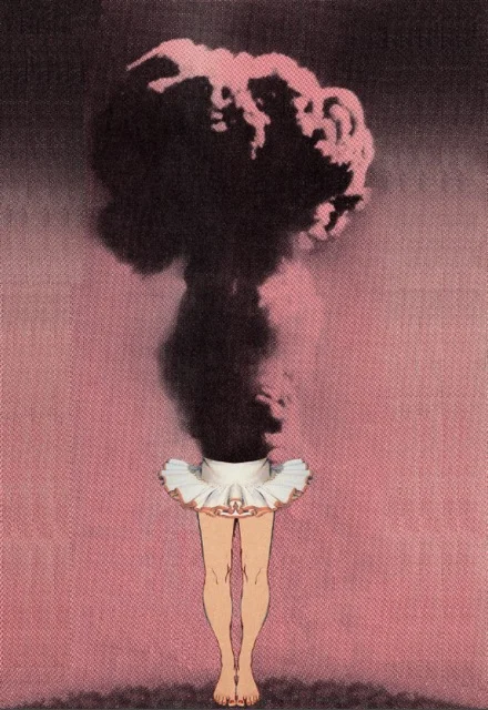 "The Exploding Girl", signed & numbered, 16x20