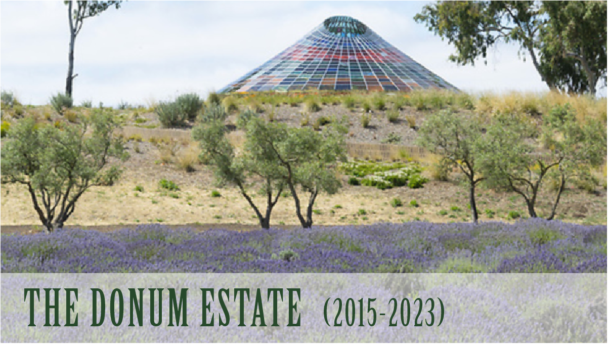 Panoramic Pavilion and Lavender Field Landcape