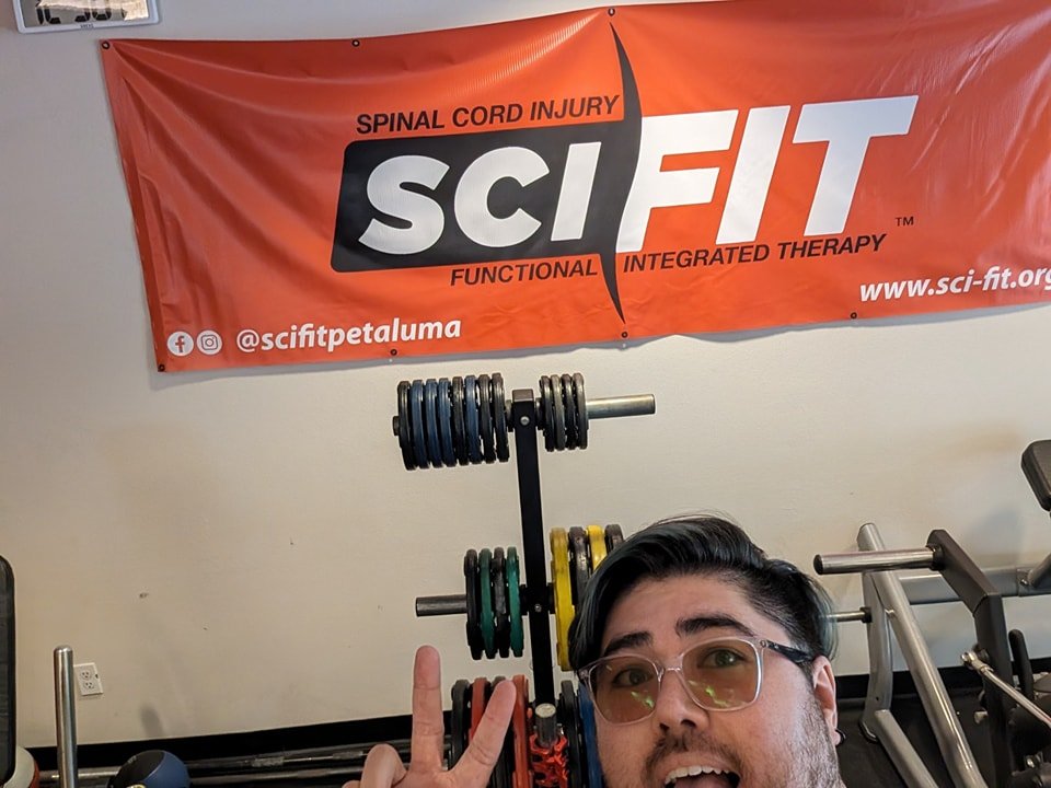 Doing an event today Sci-Fit Petaluma! An incredible facility that specializes in working with spinal cord injuries and neurological disorders and conditions. If you know anyone who needs that kind of help, please check them out. #ROM #redwoodorthope